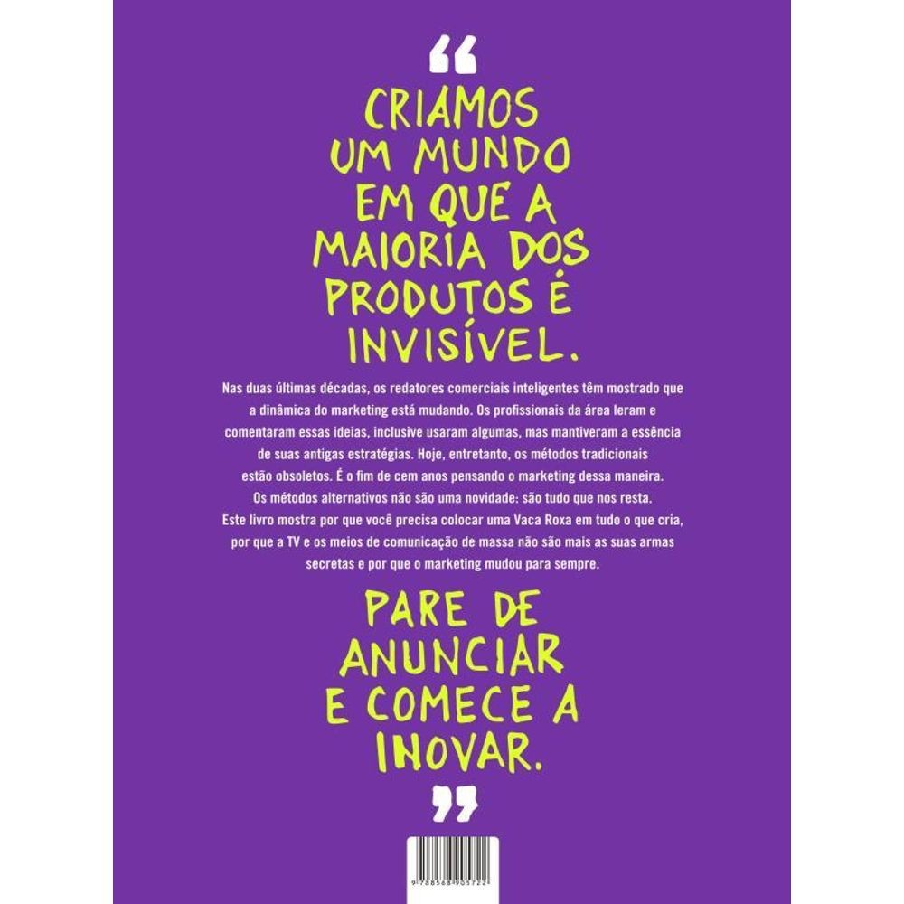 Livro: A Vaca Roxa – Seth Godin (Em Portugues do Brasil)