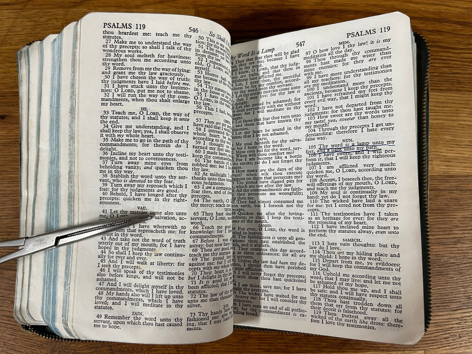 1960s Childs Holy Bible Book King James Vivid Color Illustrations Distressed