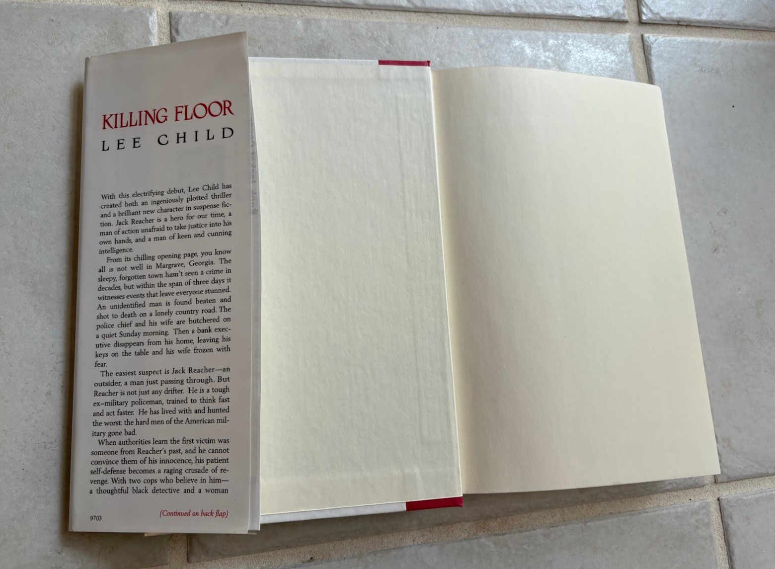 Jack Reacher Ser.: Killing Floor by Lee Child (1997, Hardcover)