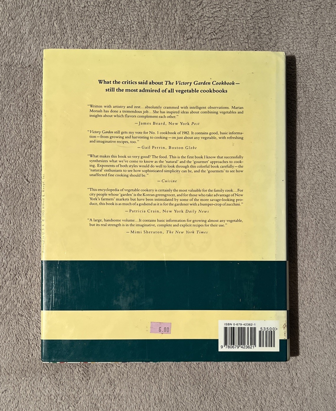 The Victory Garden Fish and Vegetable Cookbook – Hardcover