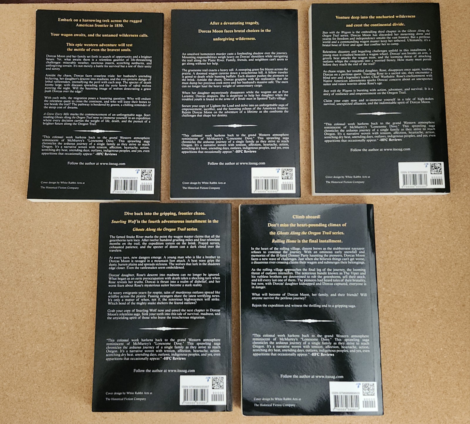 GHOSTS ALONG THE OREGON TRAIL Series, Books 1-5 by David Fitz-Gerald 2024