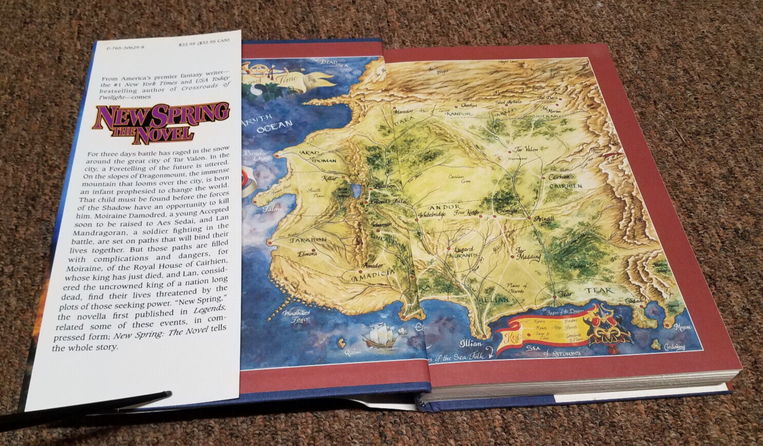 Robert Jordan Wheel of Time Ser. New Spring : The Novel 2004 Hardcover, 1st ed