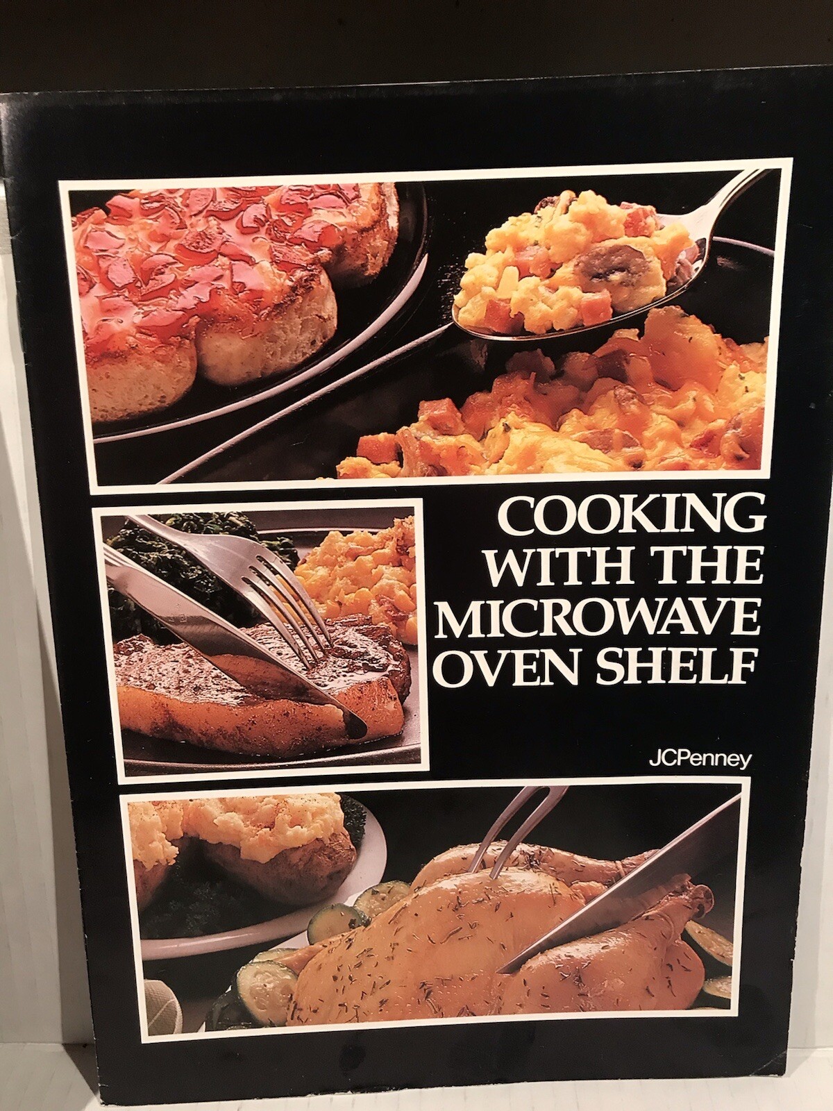 Microwave Cookbook by JC Penney Hard Cover-Rare 168 Pages VTG-The Complete