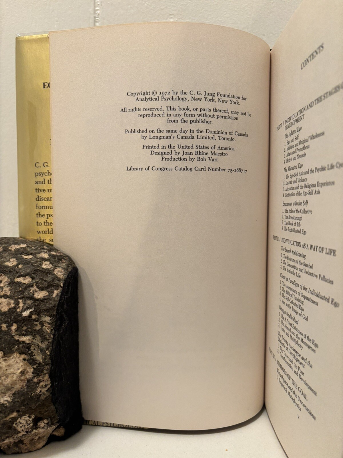 Ego And Archetype Edward Edinger Carl C. G. Jung First Edition HC DJ NF