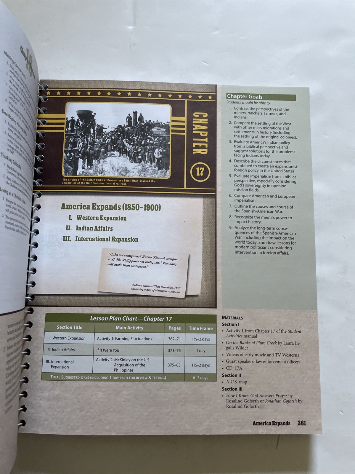 Bob Jones United States History Teacher Edition Textbook 11th Grade Book 1 And 2