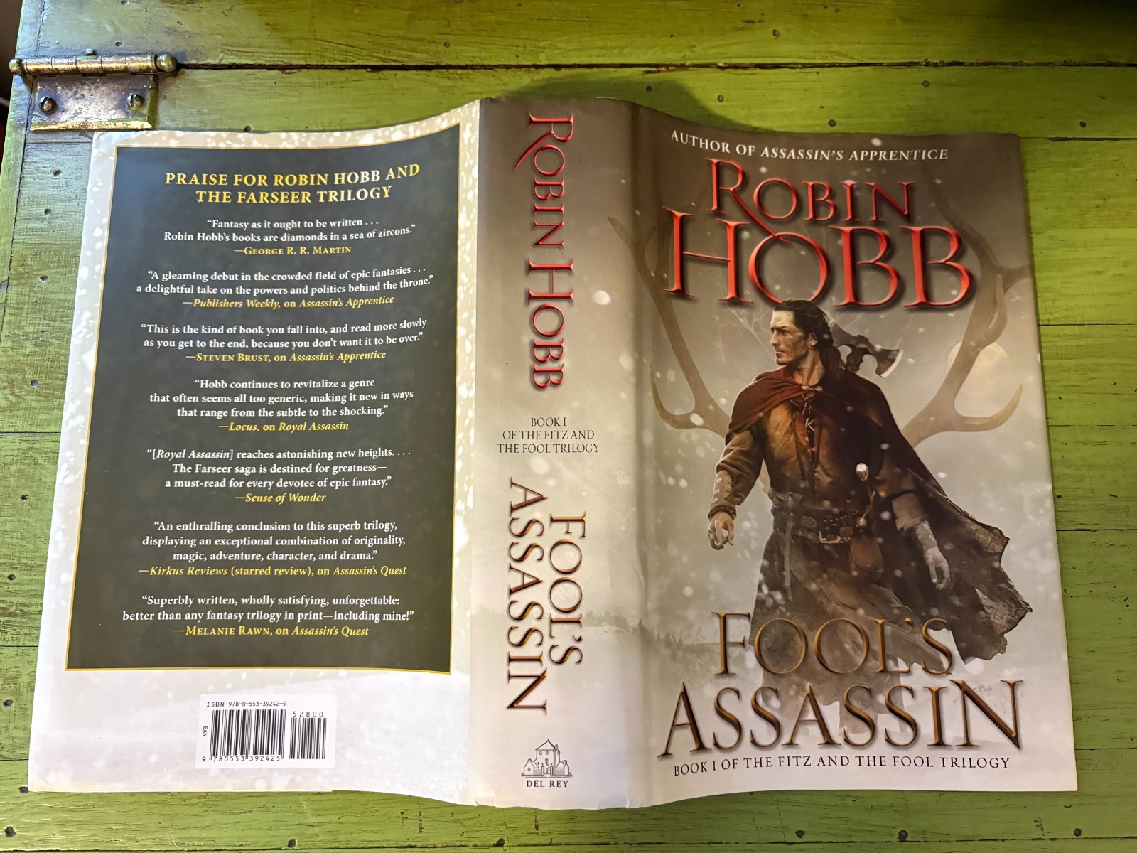 Robin Hobb Fool’s Assassin Fitz and The Fool Series #1 Hard Cover DJ Very Good