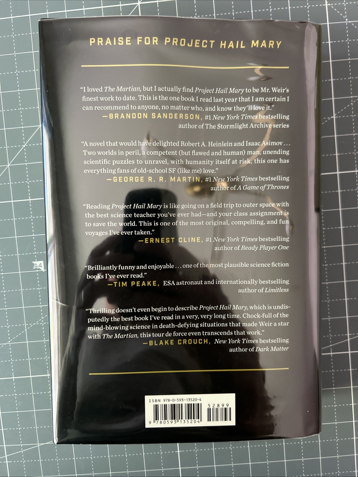 Project Hail Mary – Andy Weir 1st Edition/ 1st Print – Good/Very Good