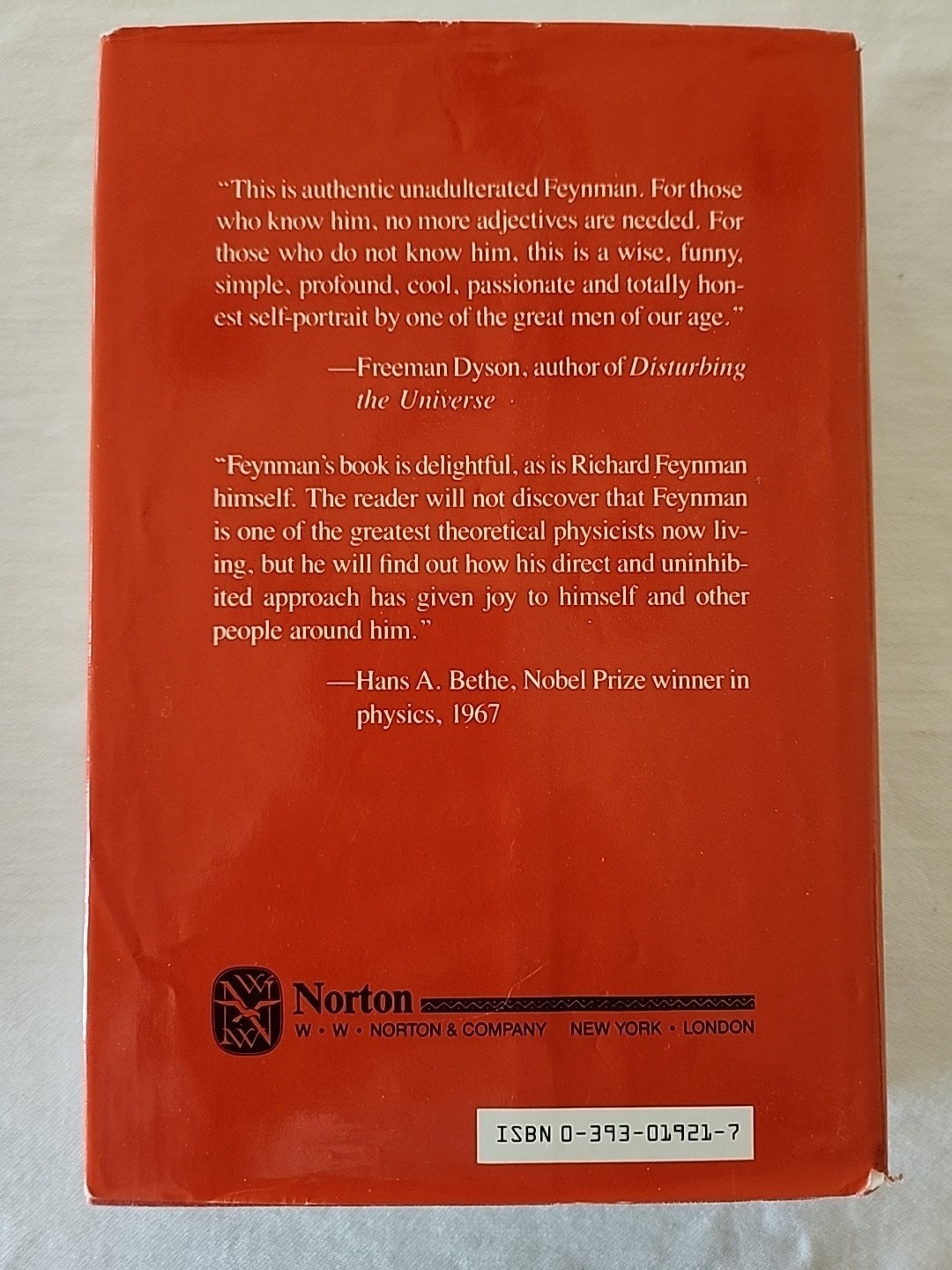 „Surely You’re Joking, Mr. Feynman!“ by Richard P. Feynman 1985 Hardcover w/DJ