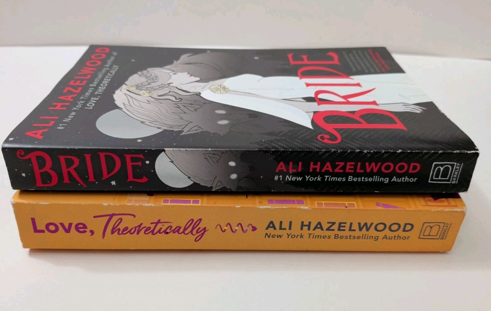 Ali Hazelwood Paperback 2 Book Lot Bride & Love Theoretically Modern Romance