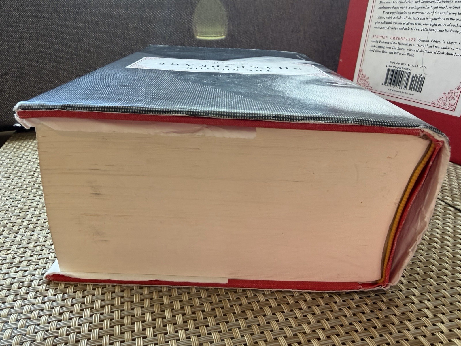 The Norton Shakespeare 2016 Third Edition by Stephen Greenblatt Dust Cover Box