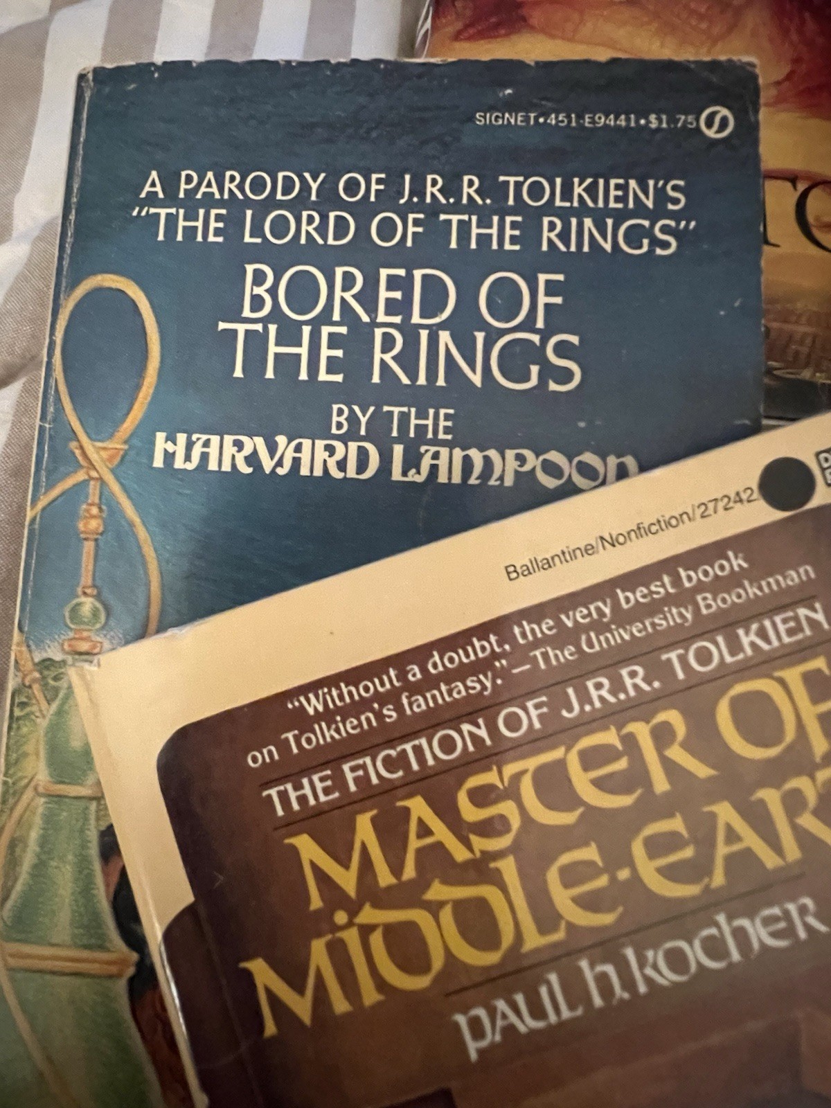 J.R.R. Tolkien Paperback Lot Starter Collection!