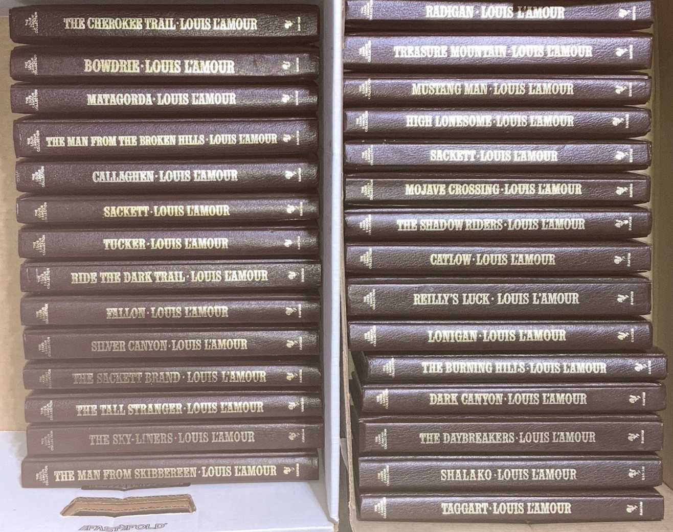 Louis Lamour Leatherette Western Books Choose Your Own Titles From List