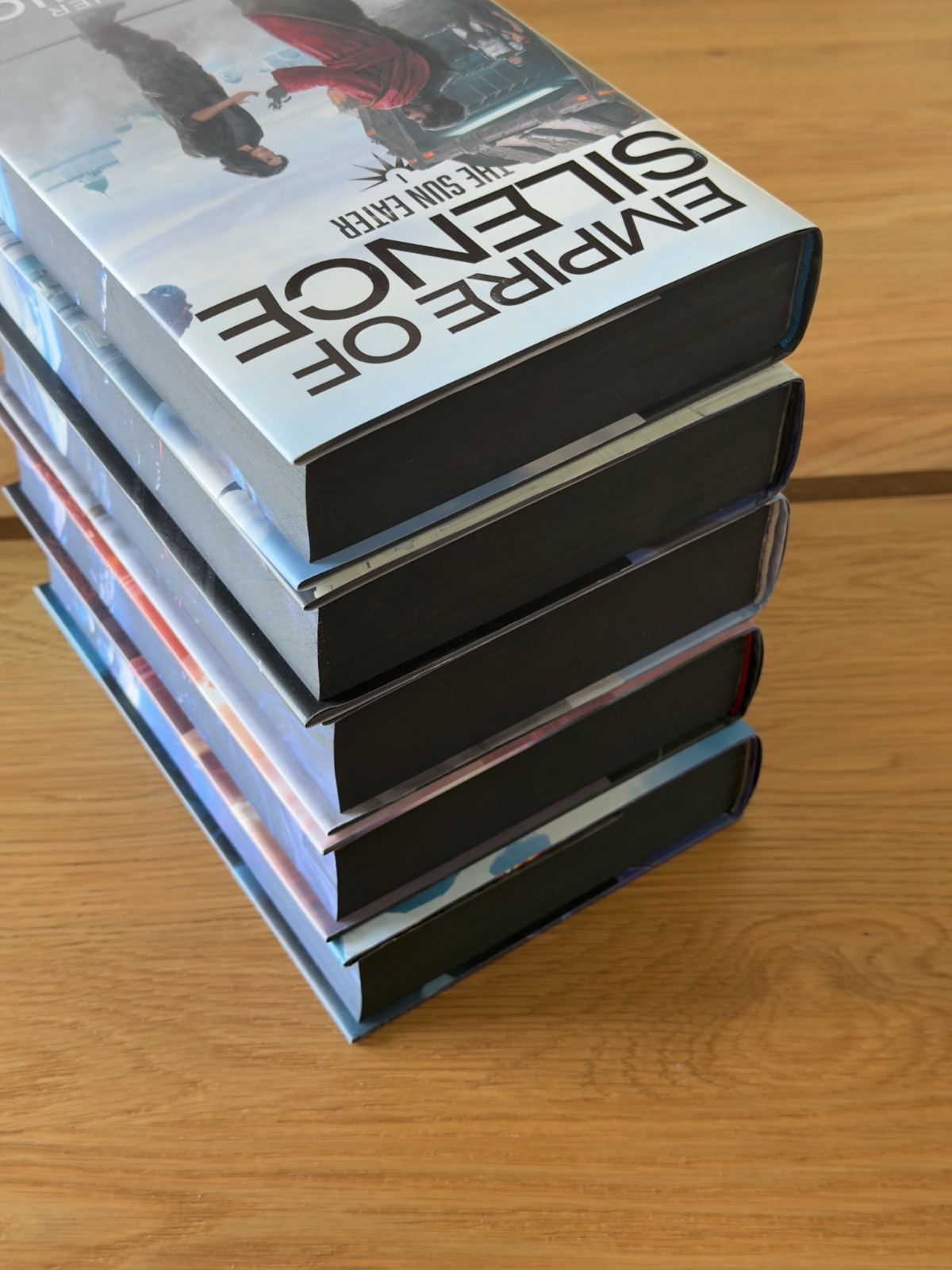 The Sun Eater Series SIGNED by Christopher Ruocchio Broken Binding Hardcovers