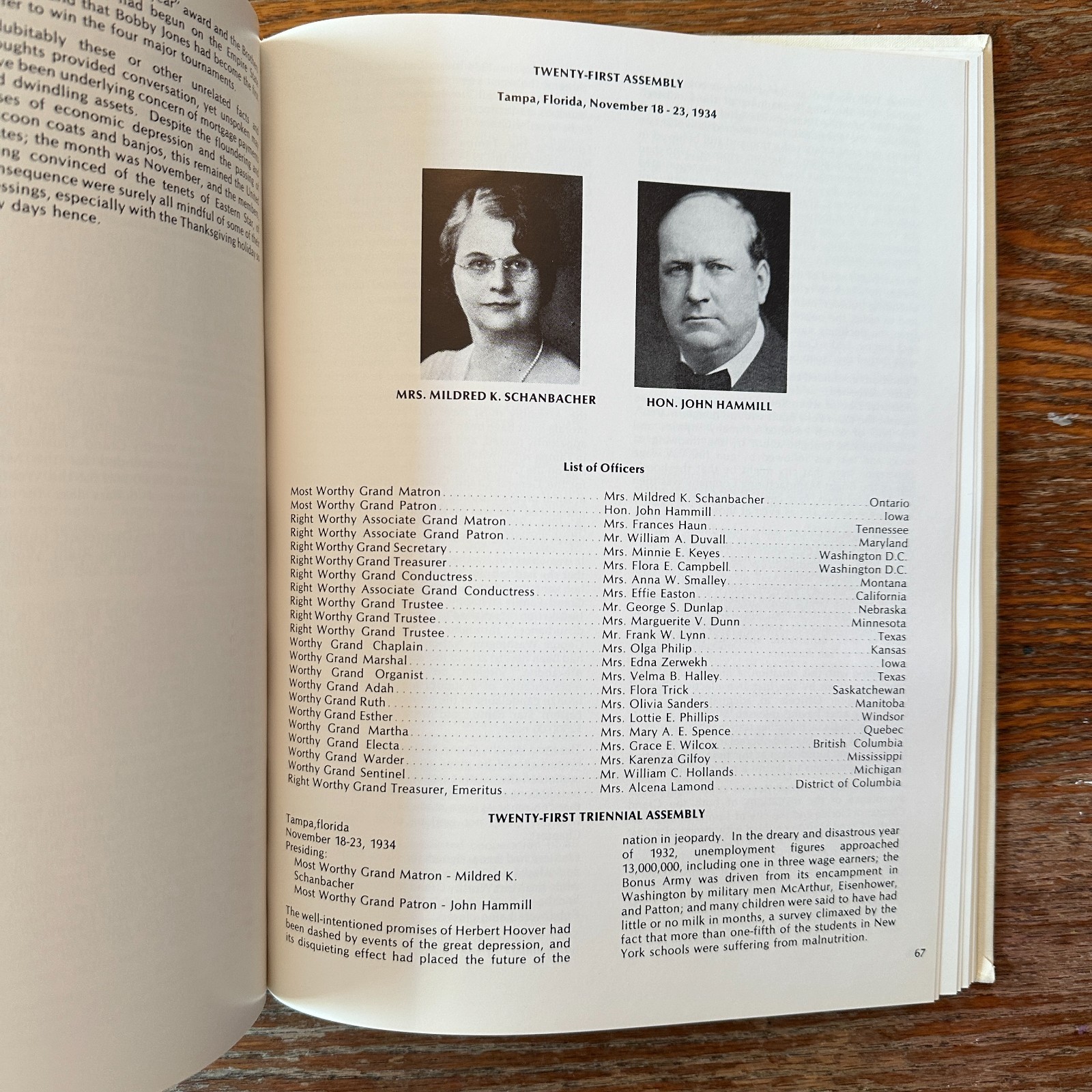 The Past is Present General Order of the Eastern Star 1876-1976 Masonic HC VG