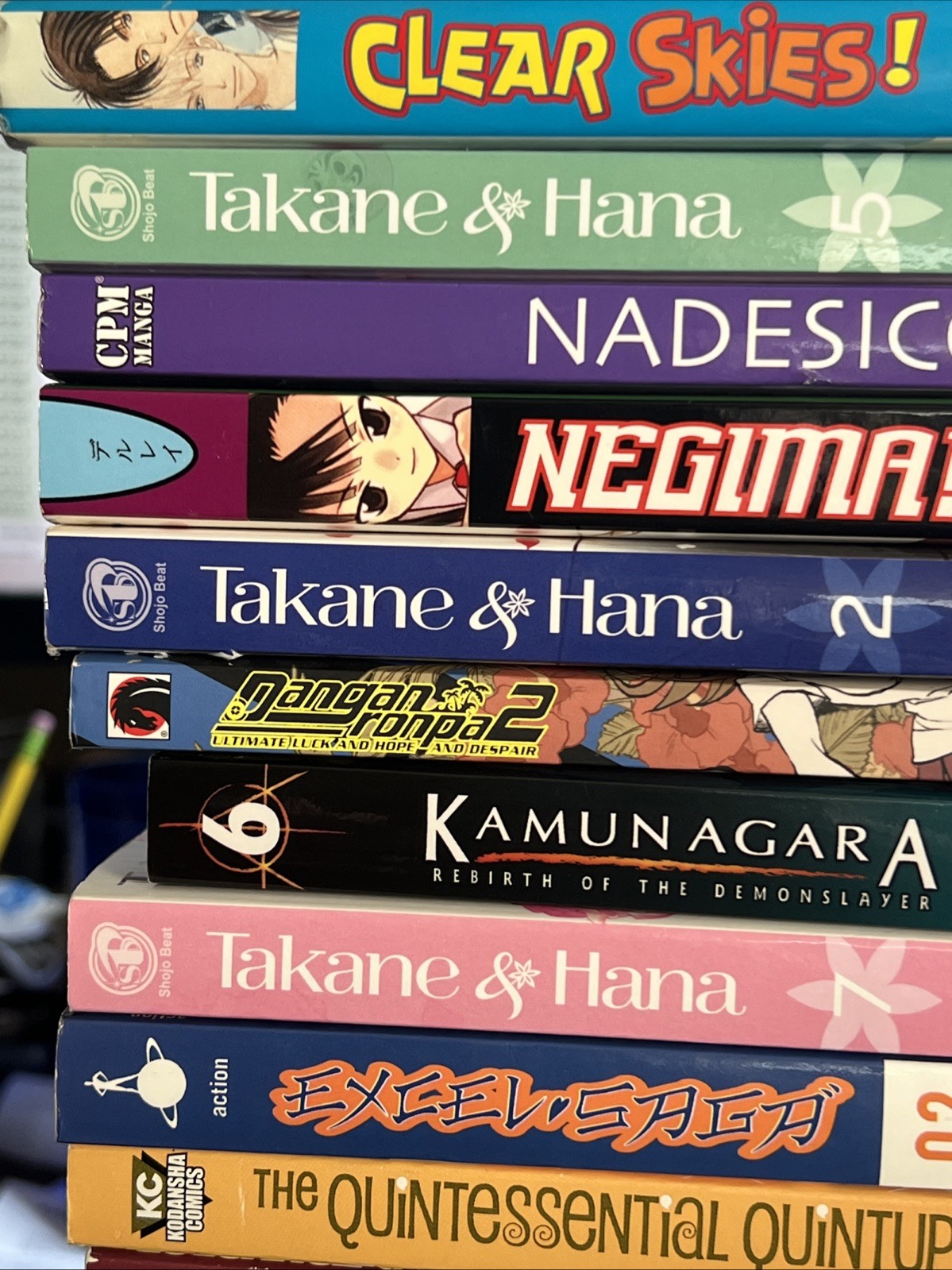 Manga Anime Graphic Collection Lot Of 21 Assorted Titles Volumes Akamatsu Yamada