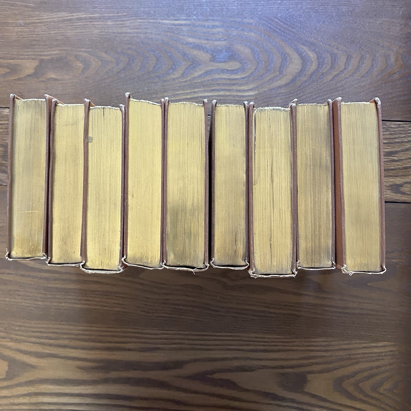 Antique D Appleton 1898-1899 Social Science Book Lot 9 Hardcover Volumes