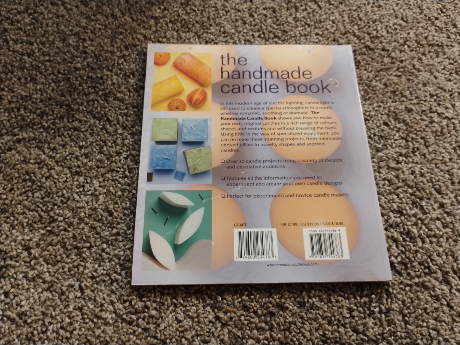 Handmade Candle Book by Alison Jenkins and Angela Ramsay (2004, Trade Paperback)