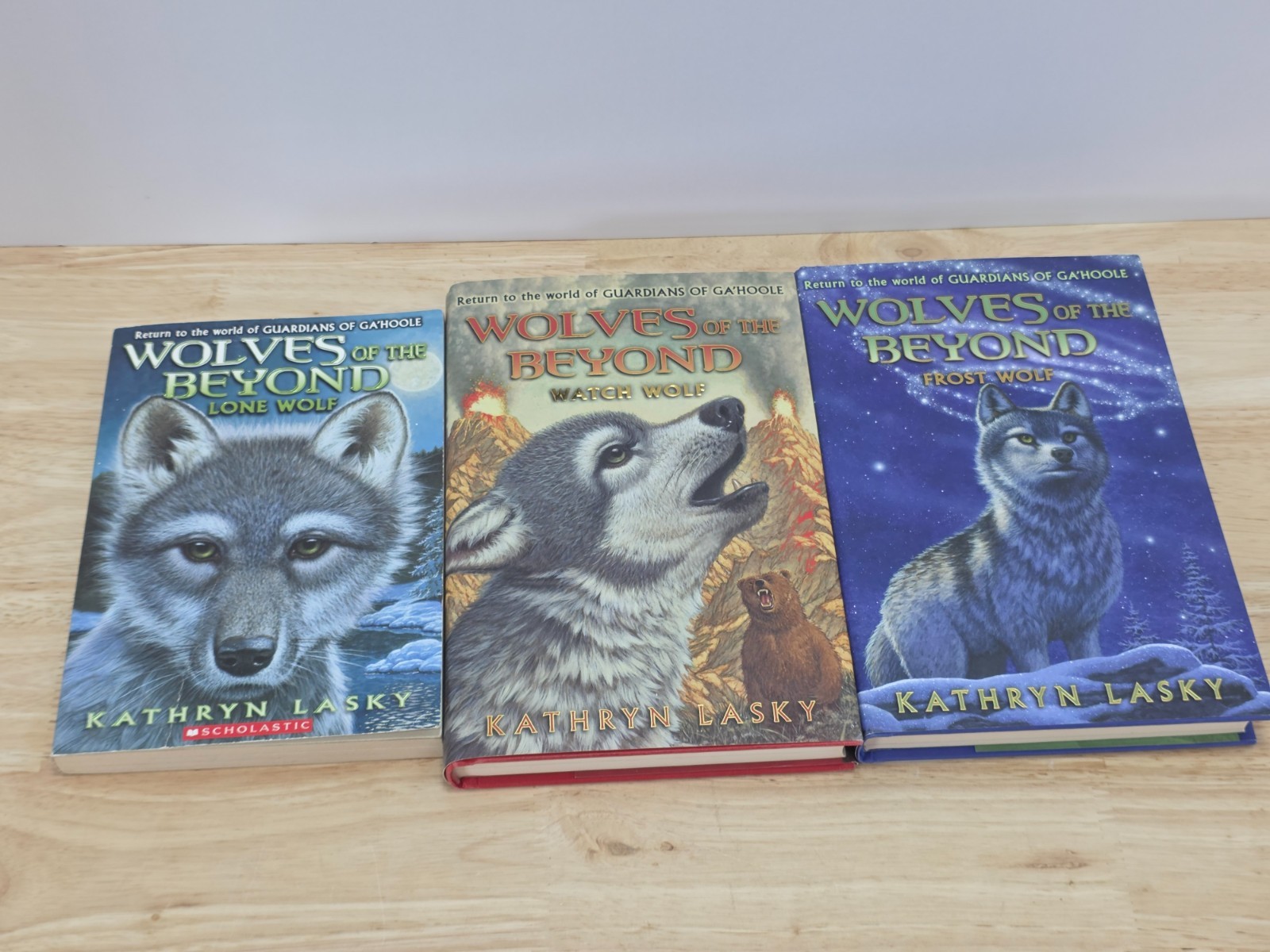 Wolves of the Beyond by Kathryn Lasky 2 Hardback & 1 PB Books Bundle Lot of 3