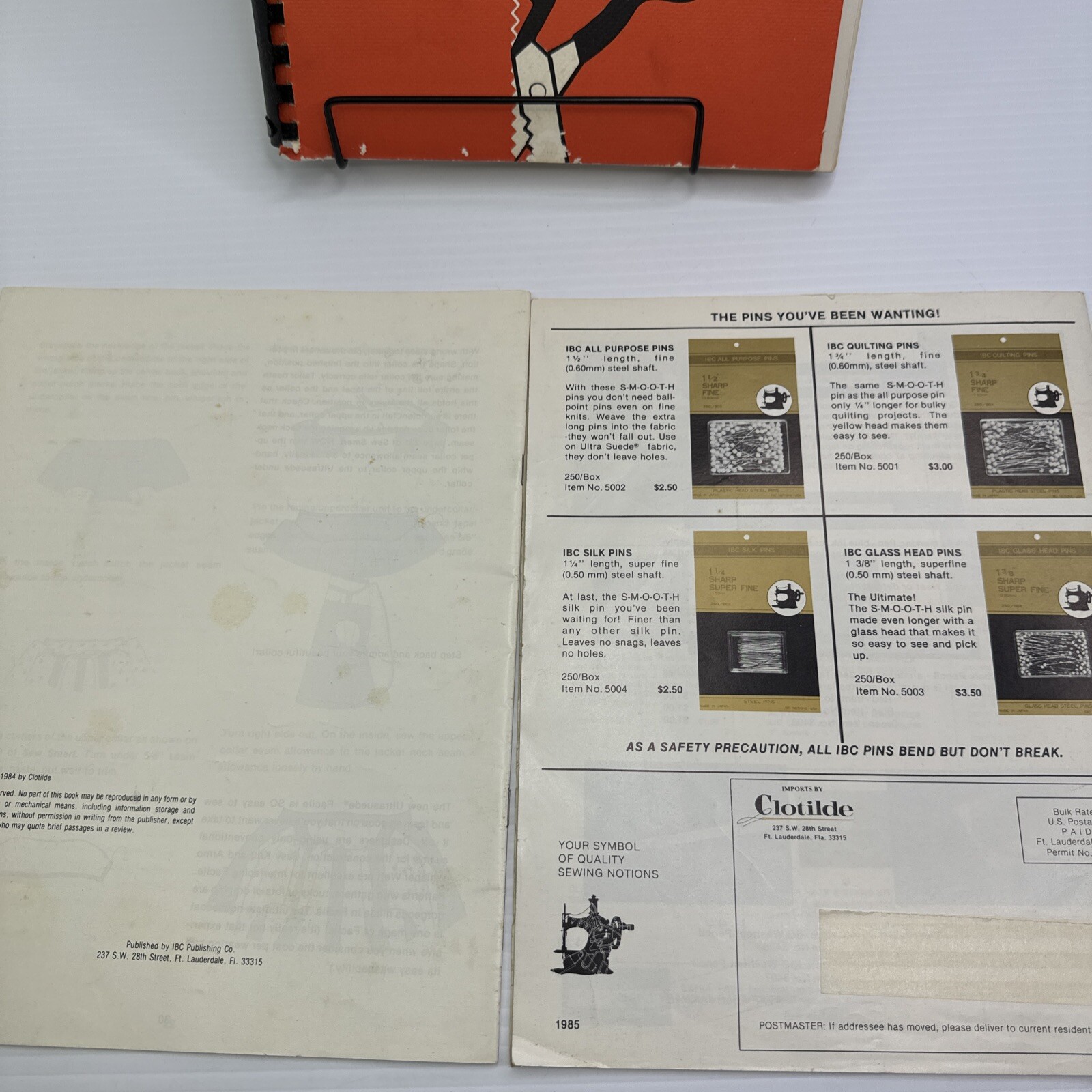 Sew Smart Signed! Clotilde Joy Lawrence 1983 Wovens Knits Ultra Suede Fabrics