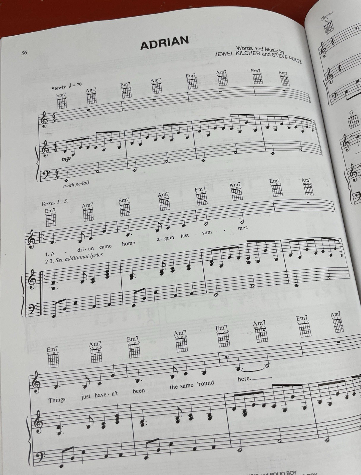 Jewel Pieces of You Songbook Sheet Music Piano Vocal Chords VTG Paperback 1997