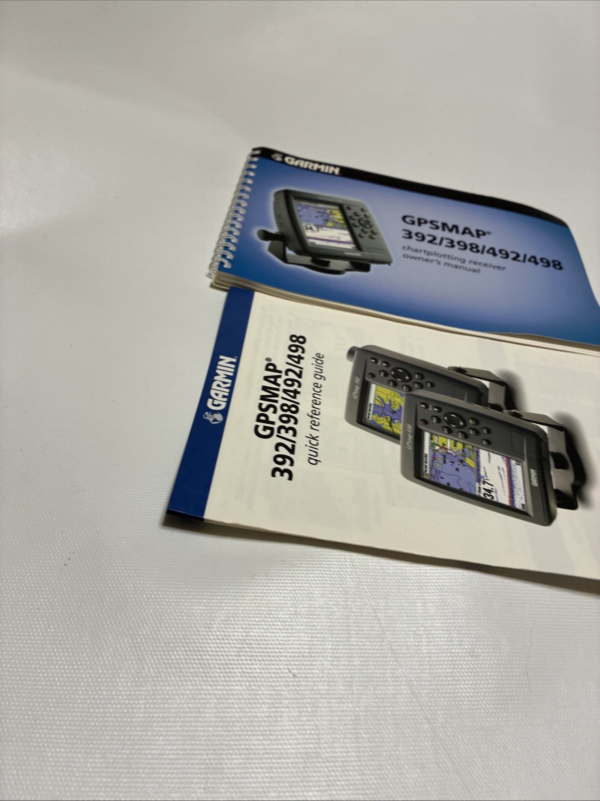 Garmin GPSMAP 392/398 492/498 Owners Manual: 111 Pages Black and White