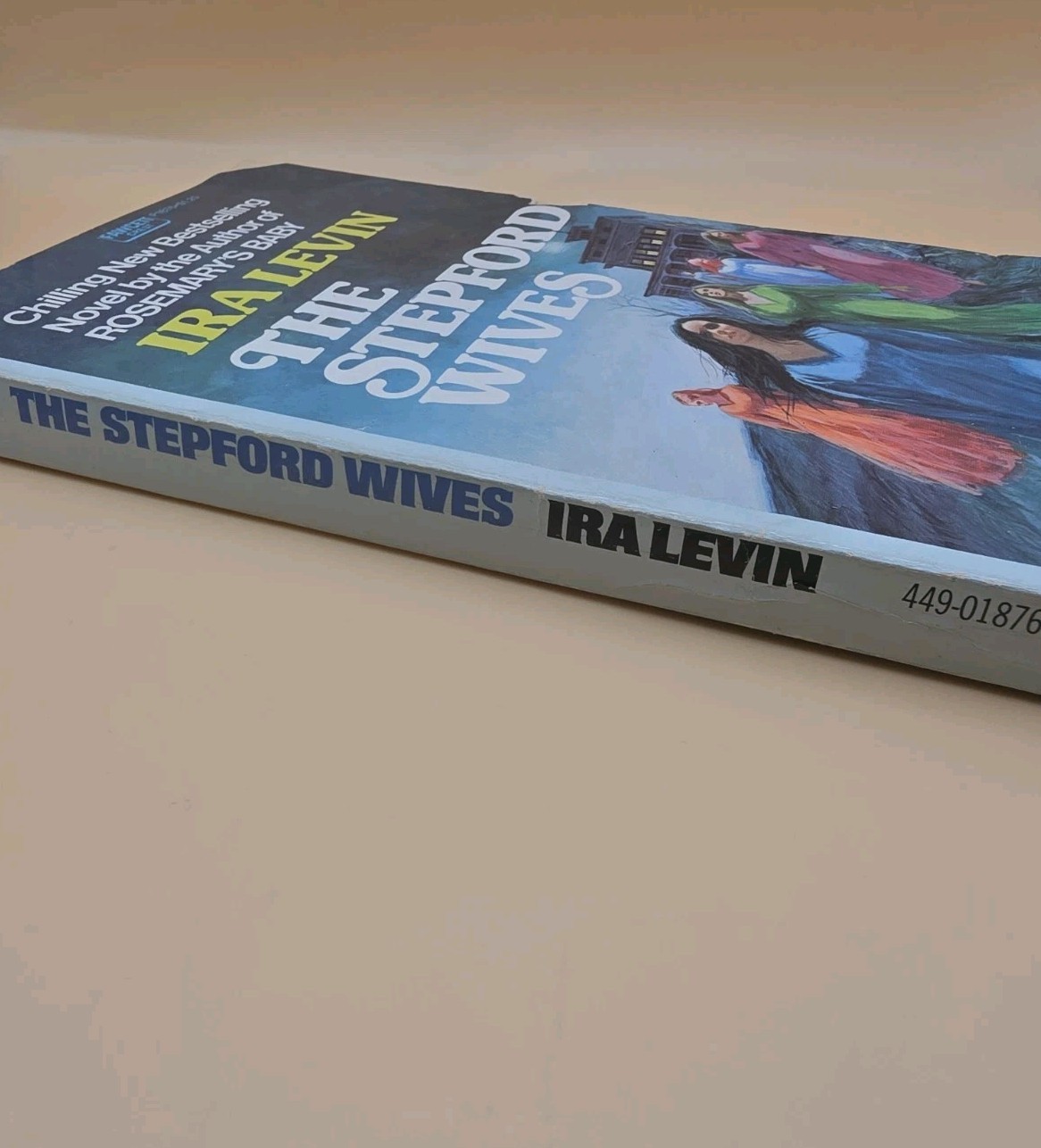 THE STEPFORD WIVES Ira Levin 1st Fawcett 1973 Horror Masterpiece Fine Condition