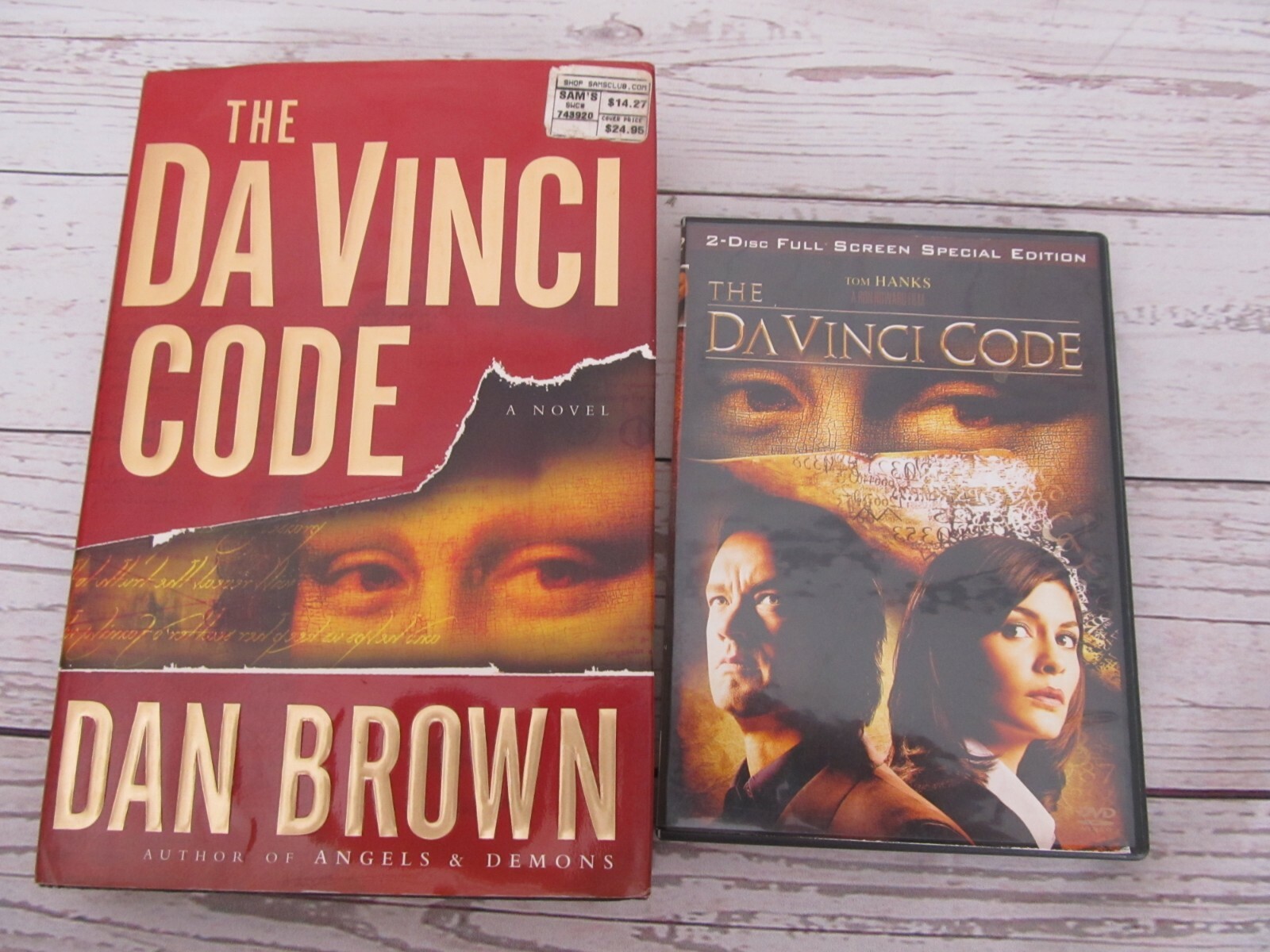 Dan Brown Robert Langdon Series Lot 4 Books Da Vinci Code Hardcover With DVD’s