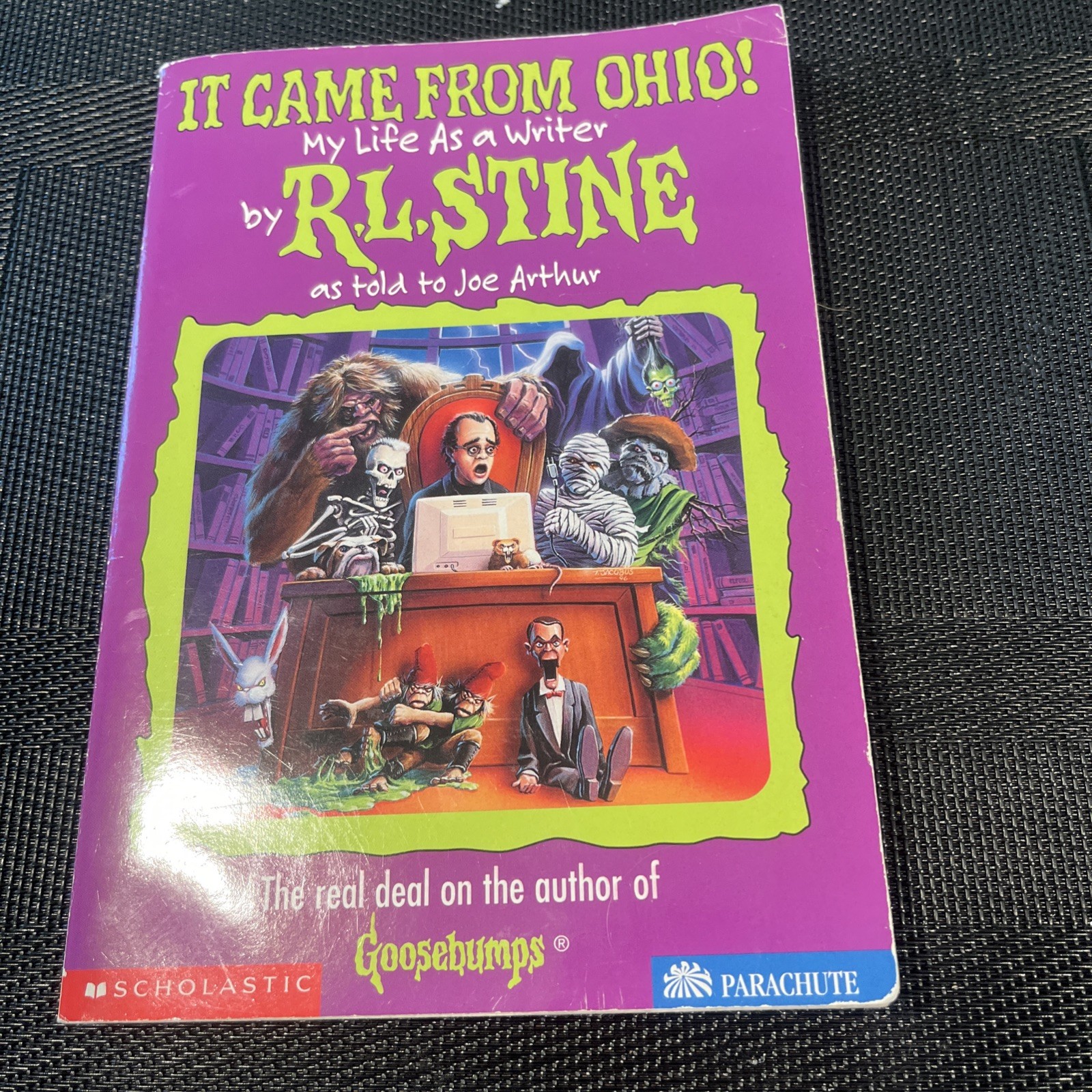 Goosebumps It Came From Ohio! My Life as a Writer R.L. Stine 1st Print 1997