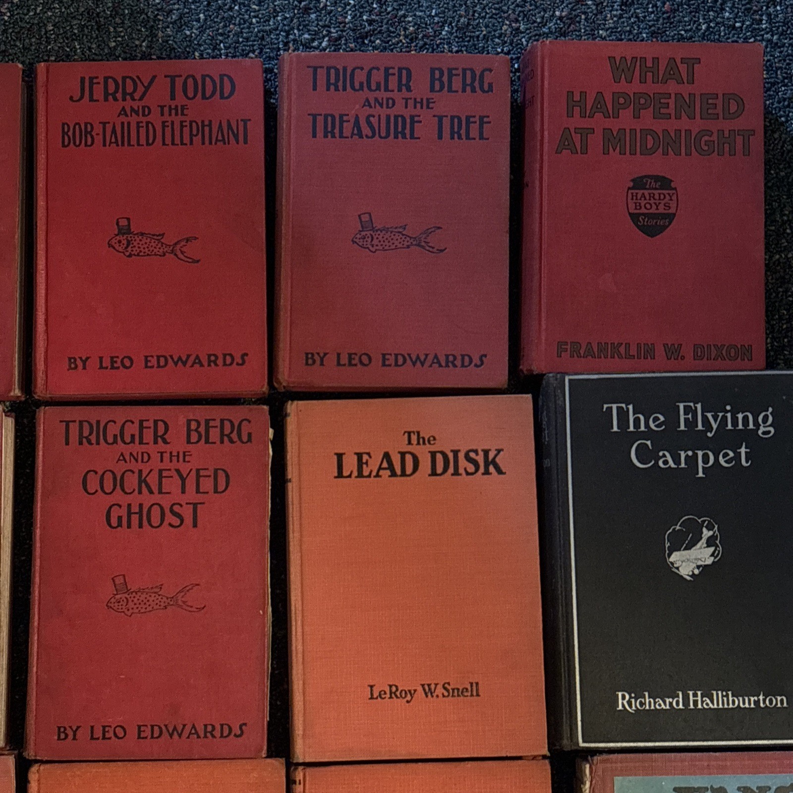 Lot of 24 Vintage Books for Boys 20’s 30’s Hardback Adventure Western Wilderness