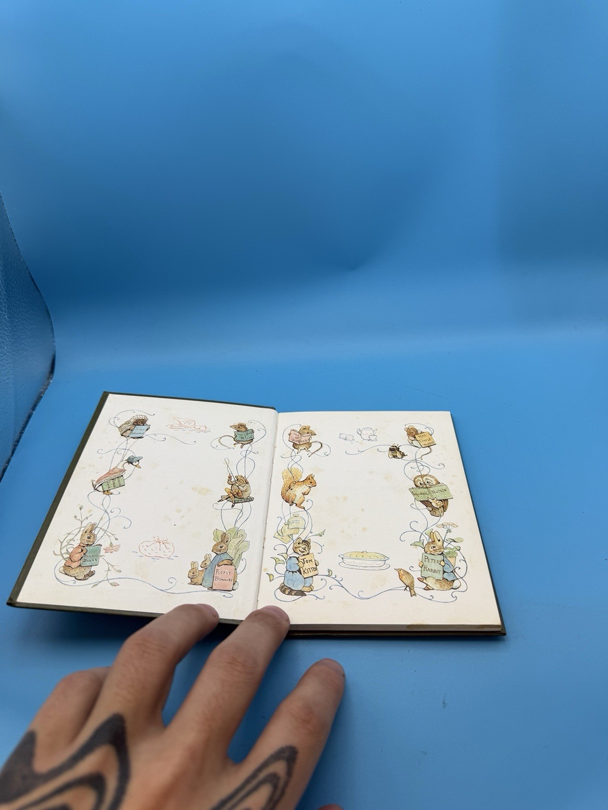 Beatrix Potter Flopsy Bunnies Hardcover Book F Warne Vintage Childrens