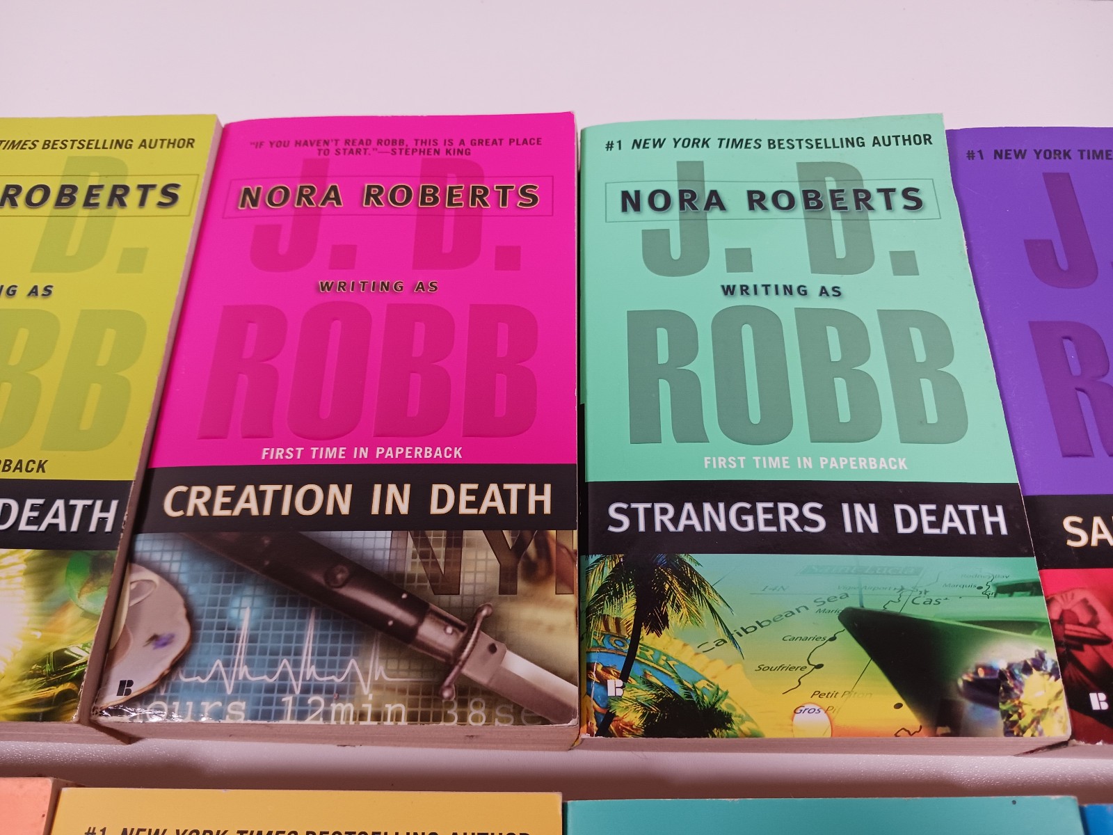 Lot of 20 J.D. Robb In Death Series Paperback Books Nora Roberts