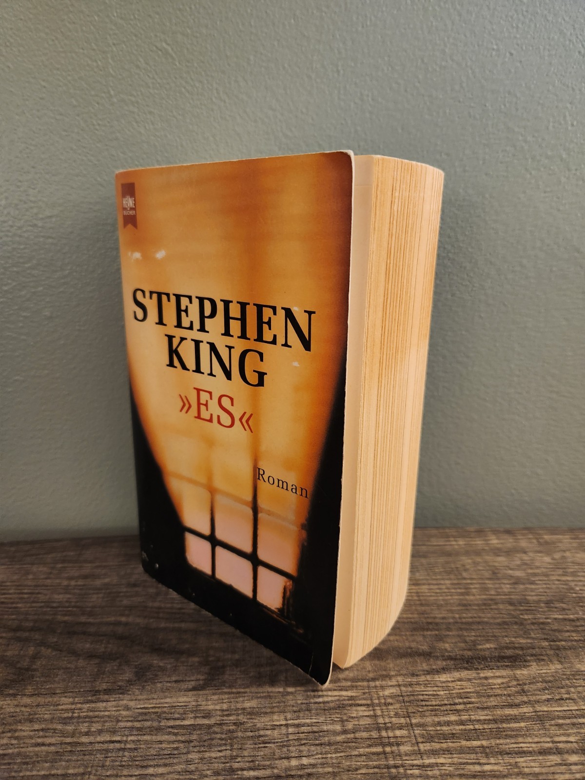 Stephen King ES IT German Edition Paperback 2000 Heyne Roman Horror Book Rare
