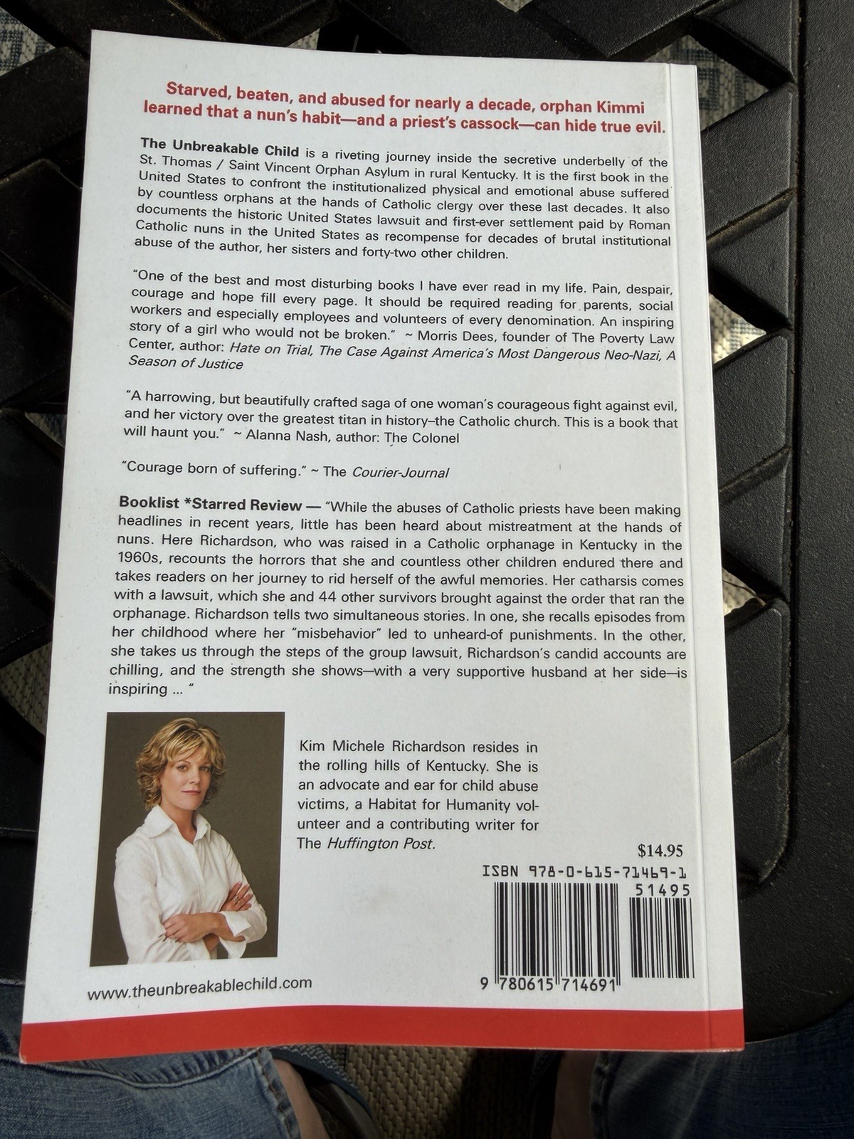 The Unbreakable Child by Kim Michele Richardson Paperback Book