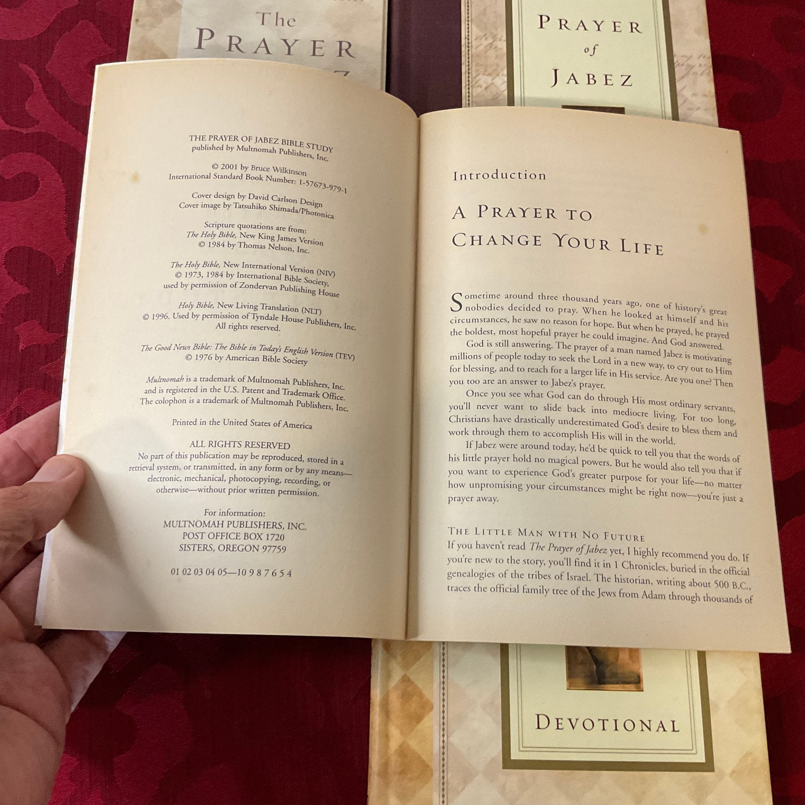 PRAYER OF JABEZ BOOK LOT}CASSETTE+JOURNAL+BIBLE STUDY+DEVOTIONAL*BRUCE WILKINSON