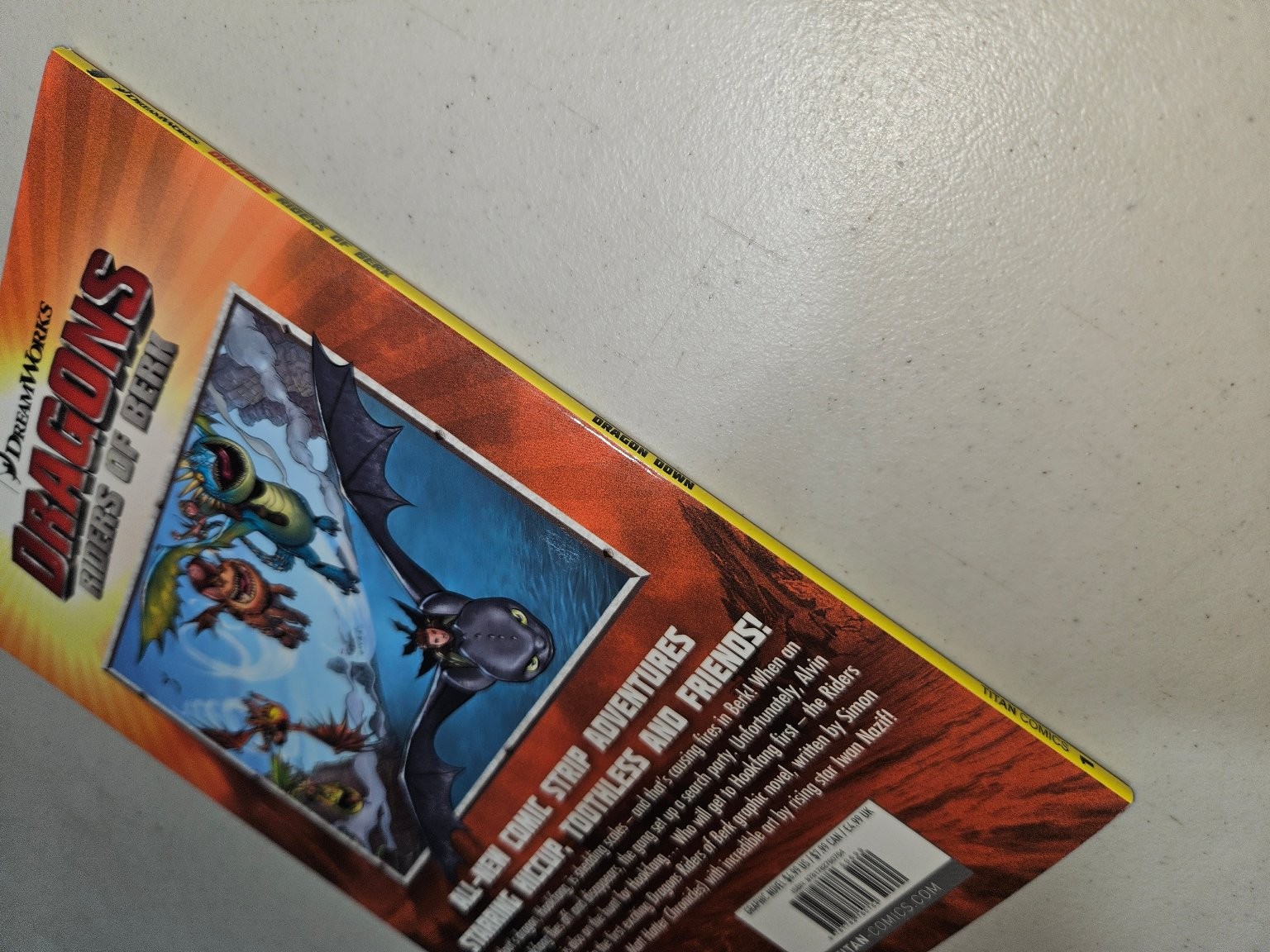 Dragons Riders of Berk Graphic Novel Titan Comics Iwan Nazif