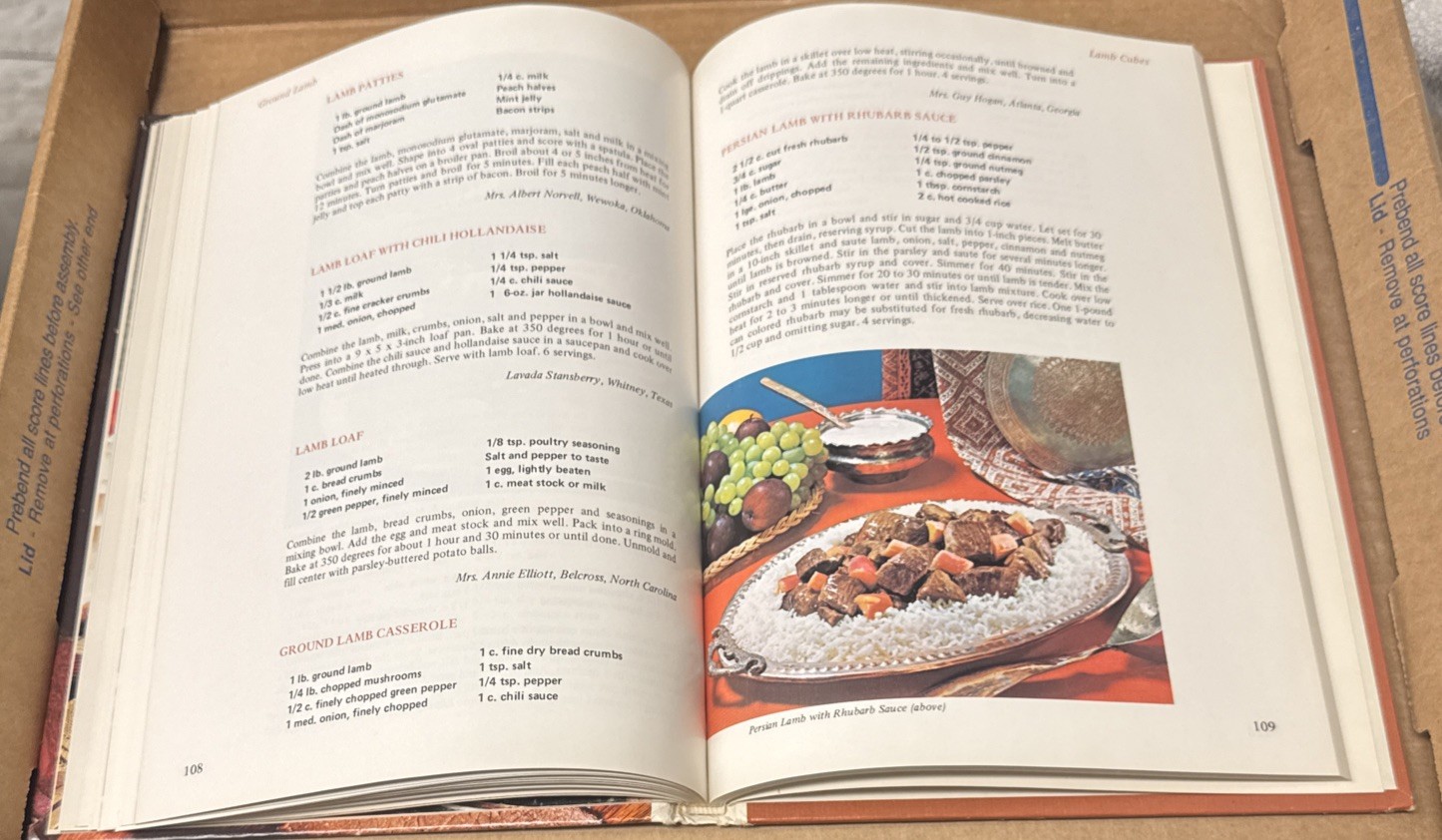 Southern Living : The Meats Cookbook (1975, Hardcover, GOOD, VINTAGE)