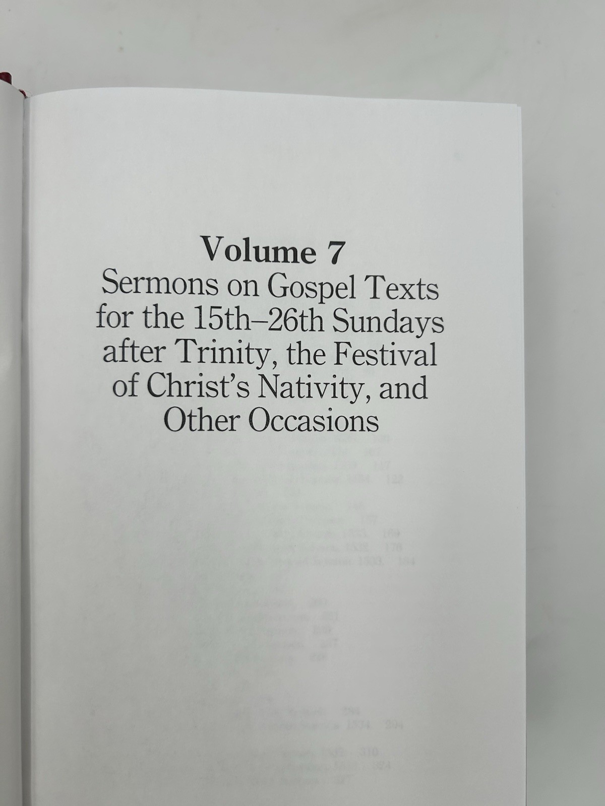 Complete Sermons of Martin Luther 7 Volumes Full Set Hardcover Red & Gold Baker