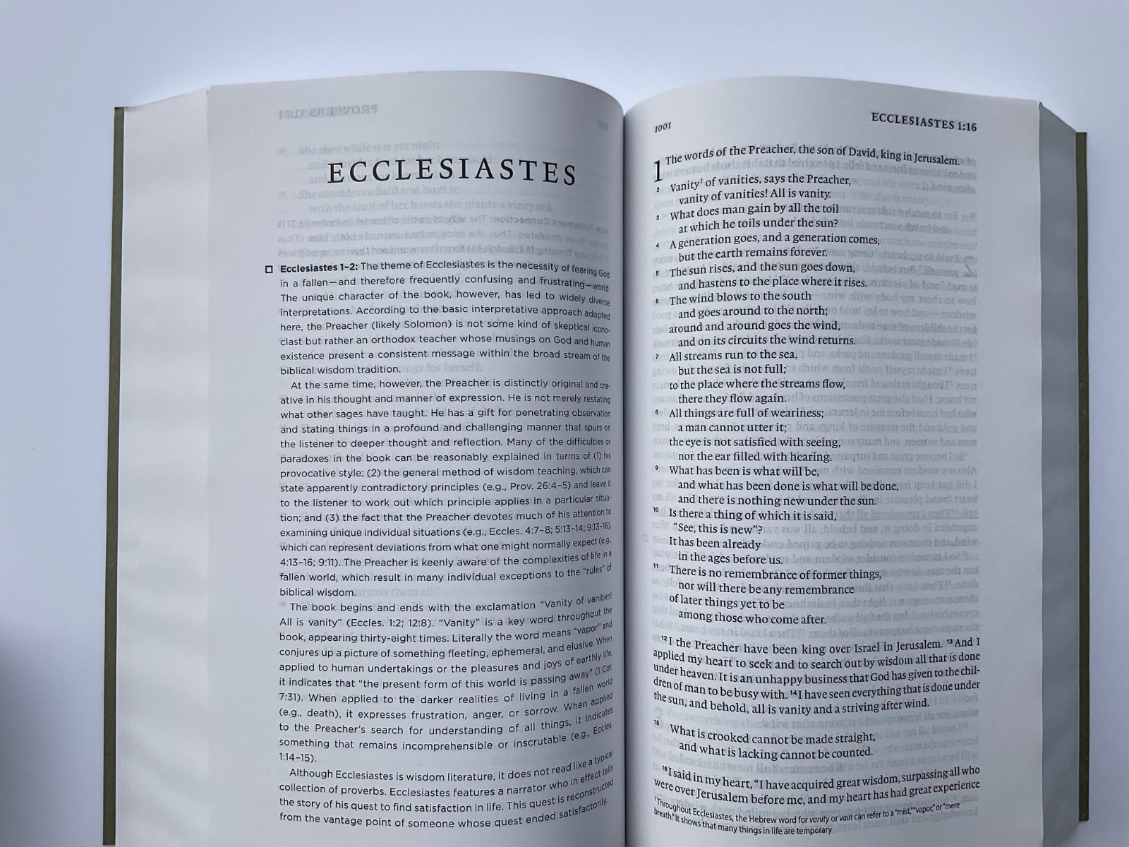 Bible ESV Daily Reading Green Gray Brand New