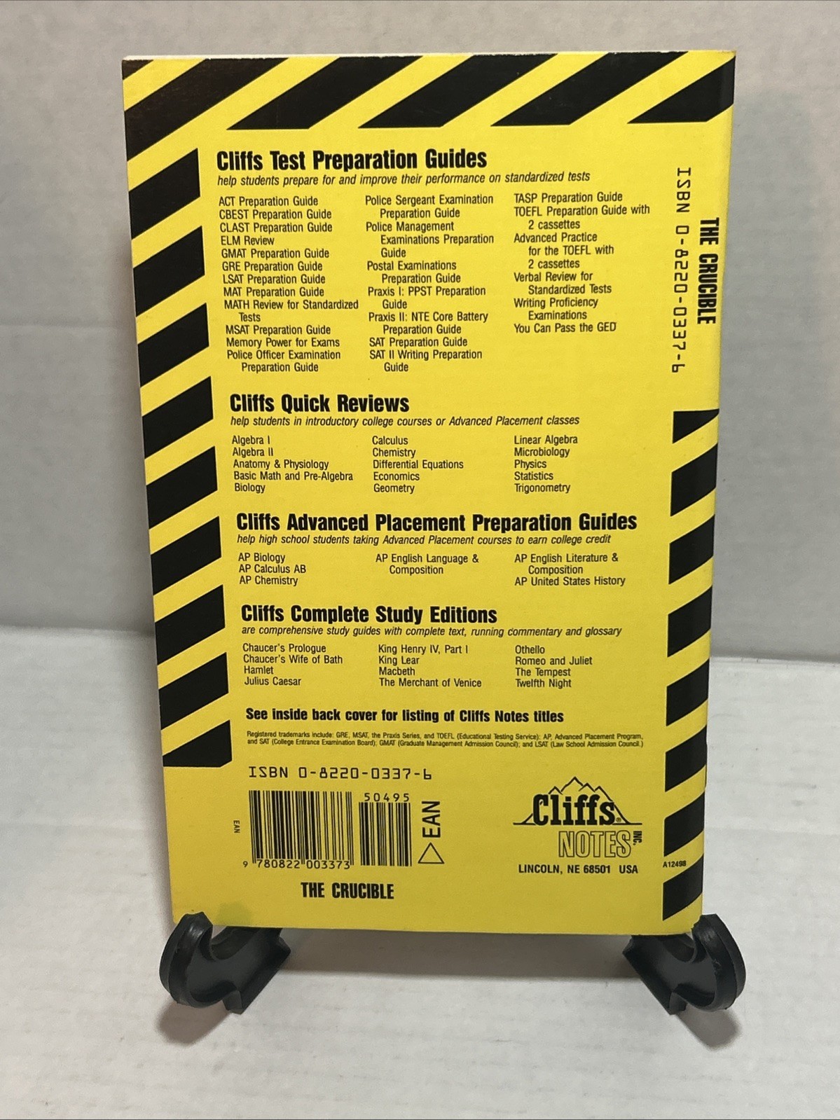 Lot of 9 – Cliff Notes – Various Titles (See Description)