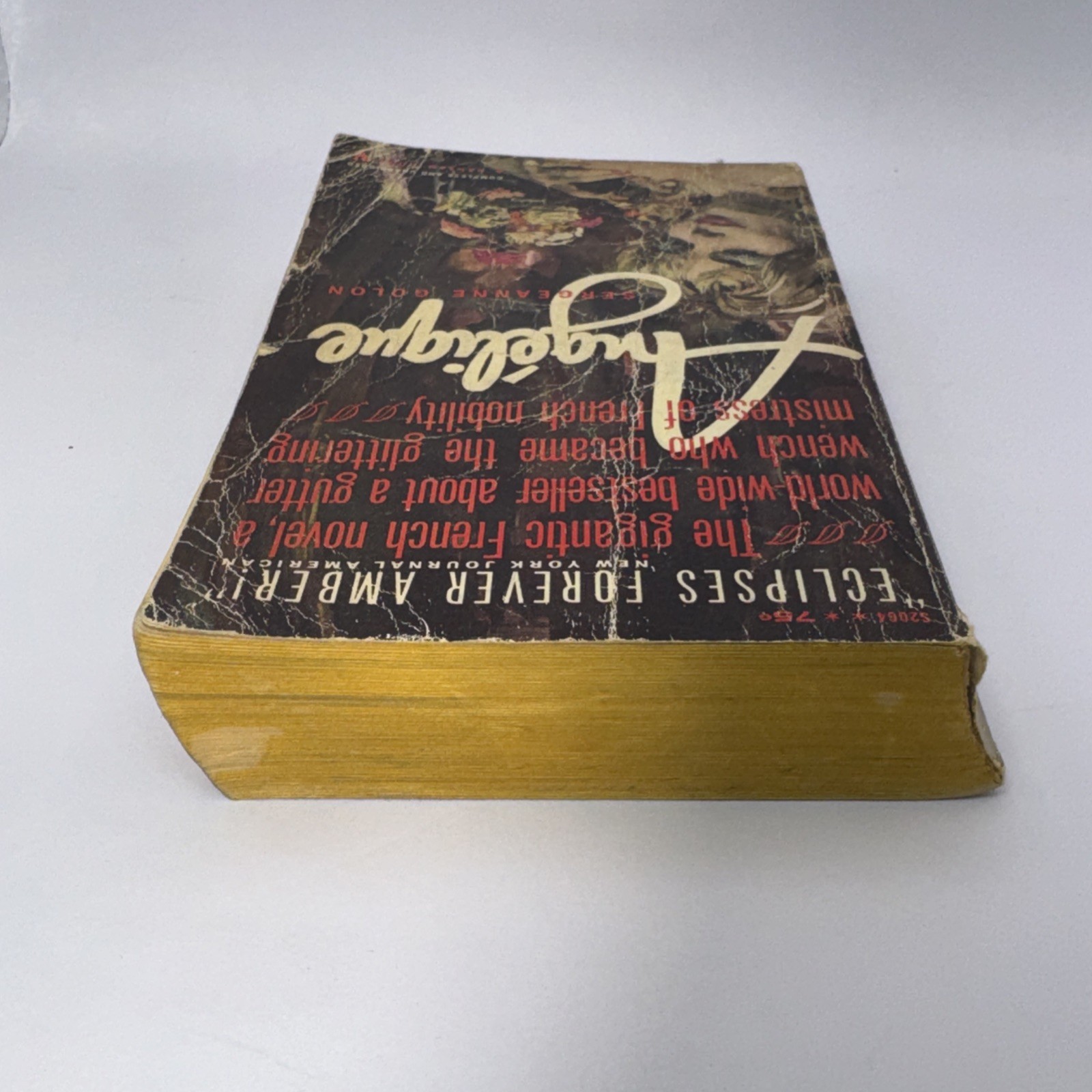 Angelique book 1 by Sergeanne Golon paperback 1960 pub.