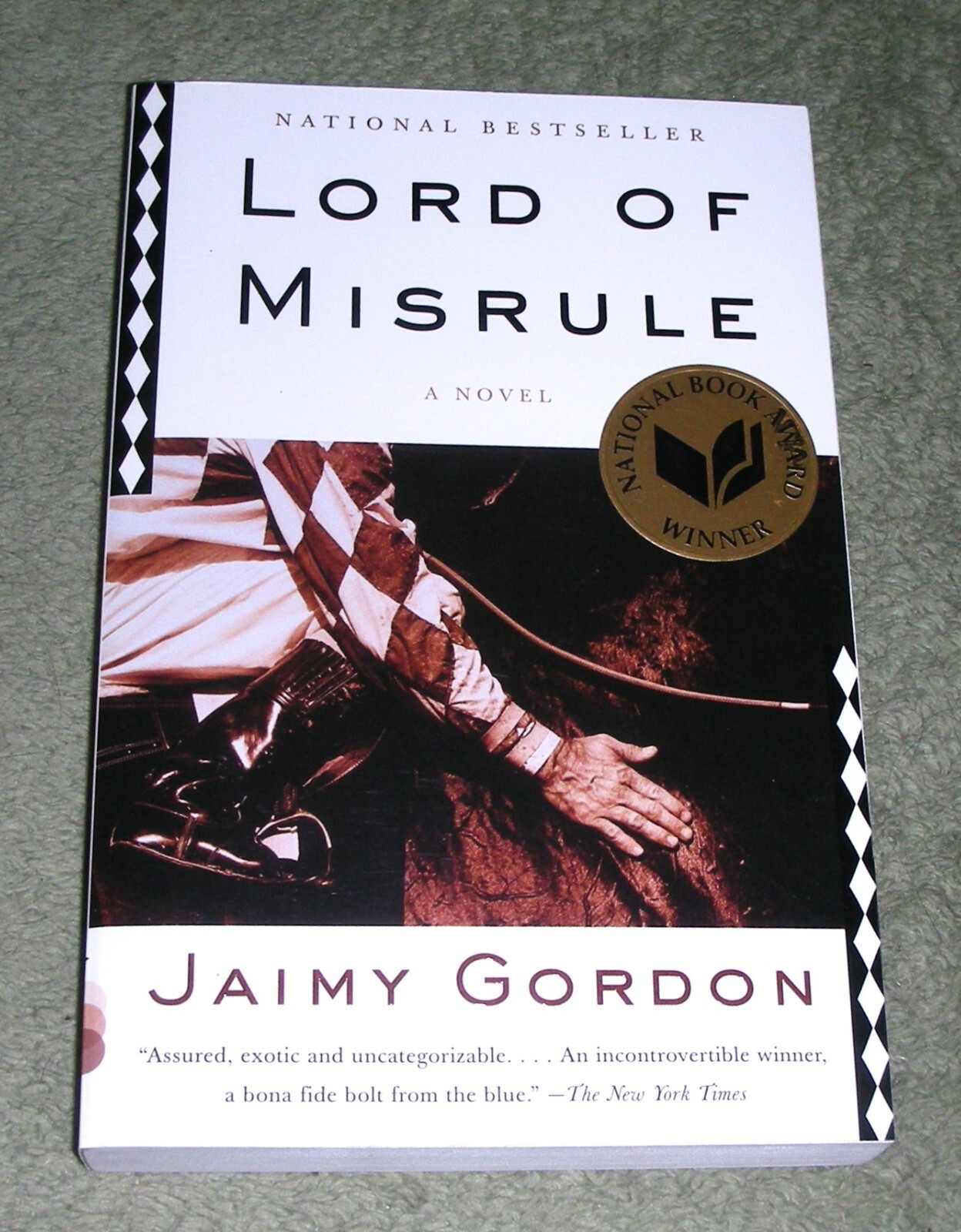 SIGNED ~ LORD OF MISRULE by Jaimy Gordon 2011 Trade PB ~ 1st Edition 1st Print