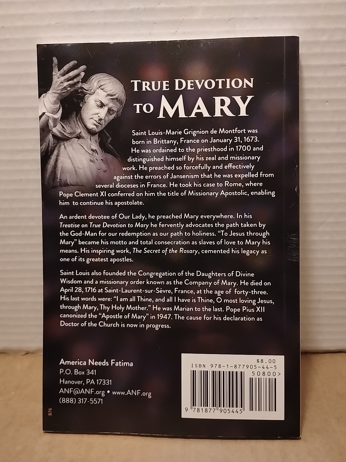 The BLESSED VIRGIN MARY – Lot of (3) Paperbacks – St. Louis de Montfort & More
