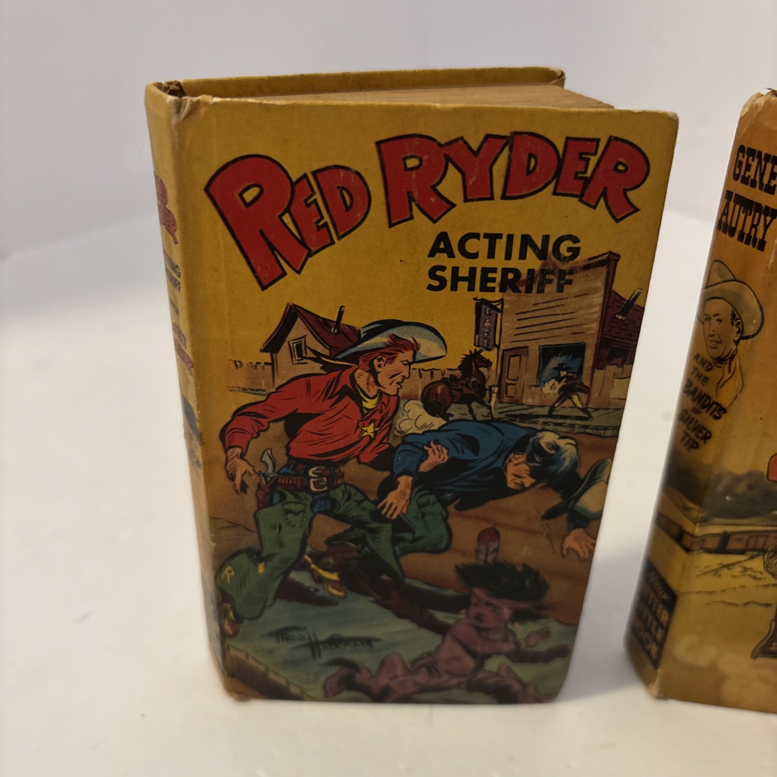 Lot Of 3 Vintage New Better Little Books Westerns