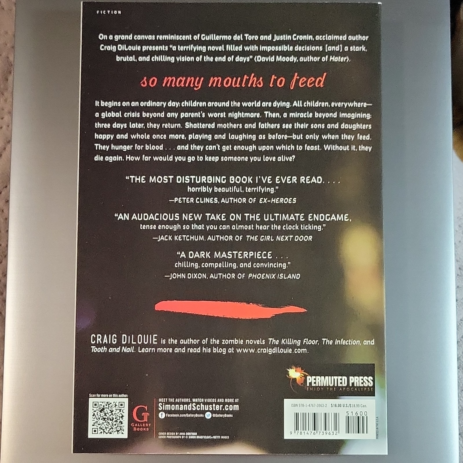 Permuted Press Craig DiLouie Suffer the Children Trade Paperback English Horror