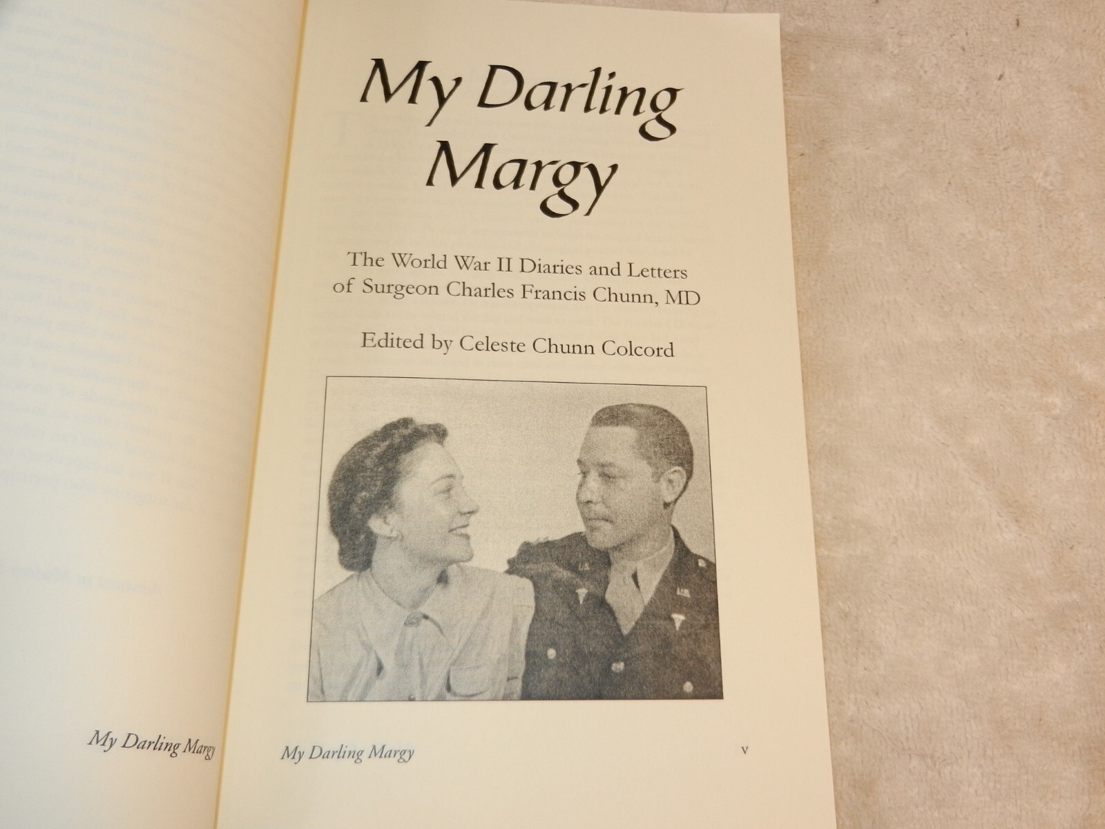 WW II ETO 2nd Auxiliary Surgical Group Doctor „MY DARLING MARGY“