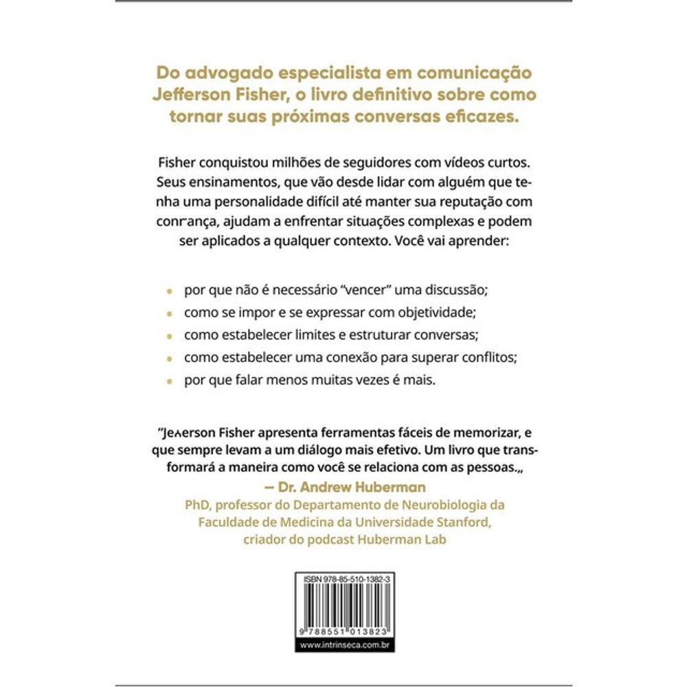 Livro: Discuta Menos, Dialogue Mais – Jefferson Fisher (Em Portugues do Brasil)