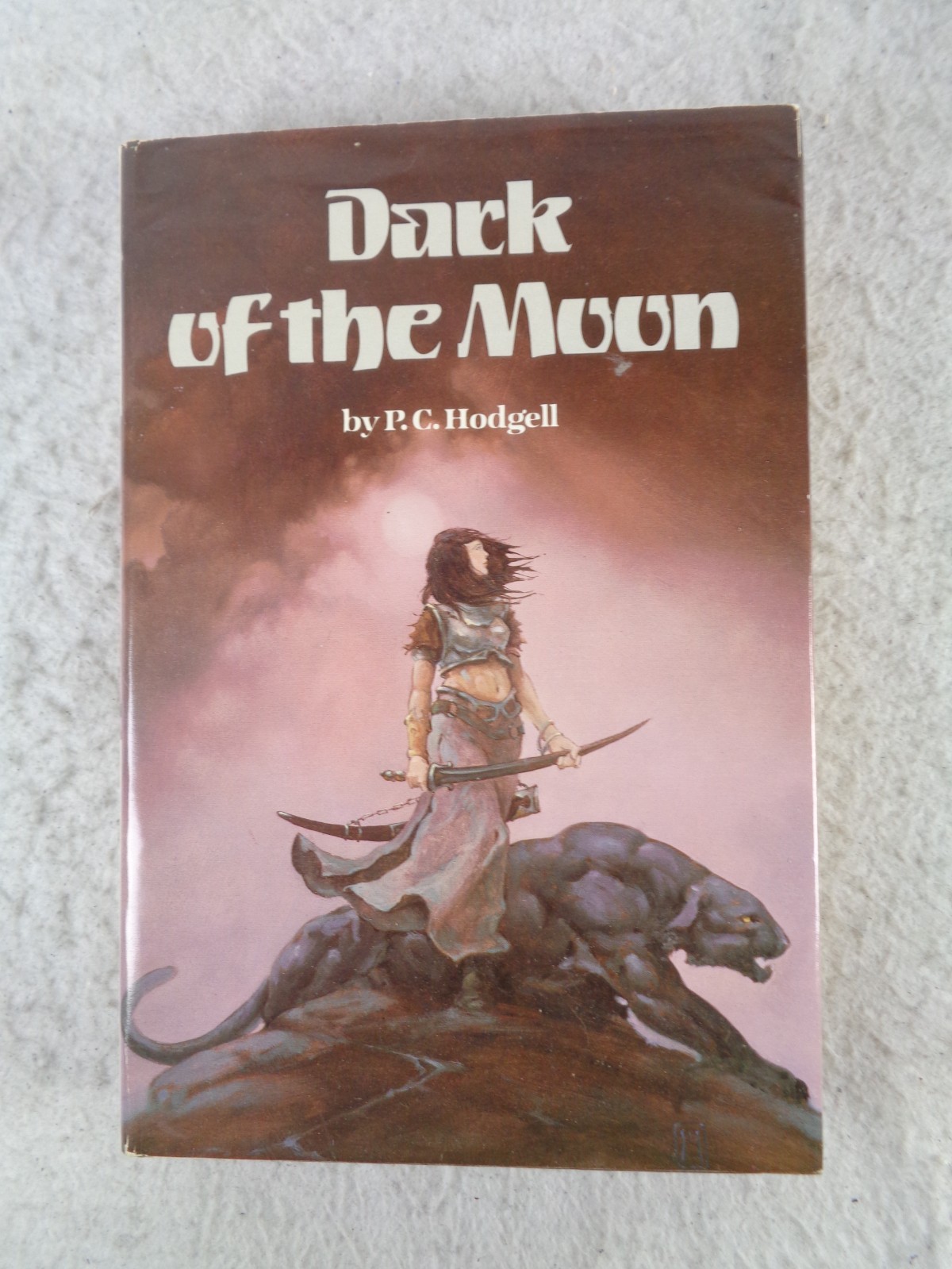 Dark of the Moon P. C. Hodgell 1985 Book Club Edition HC DJ Fantasy Adventure