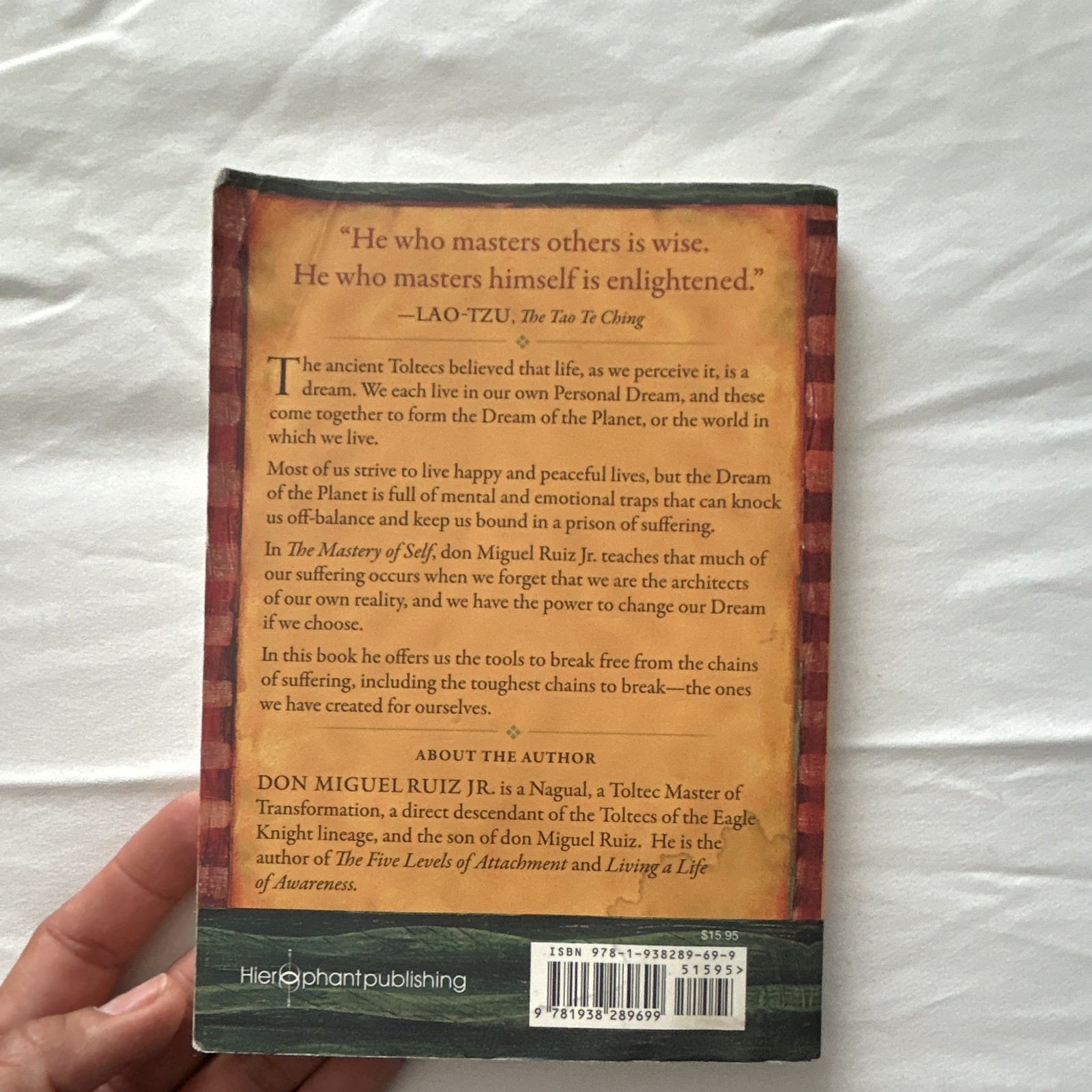 Don Miguel Ruiz Jr. Mastery of Self: Toltec Guide to Personal Freedom 2017 PB