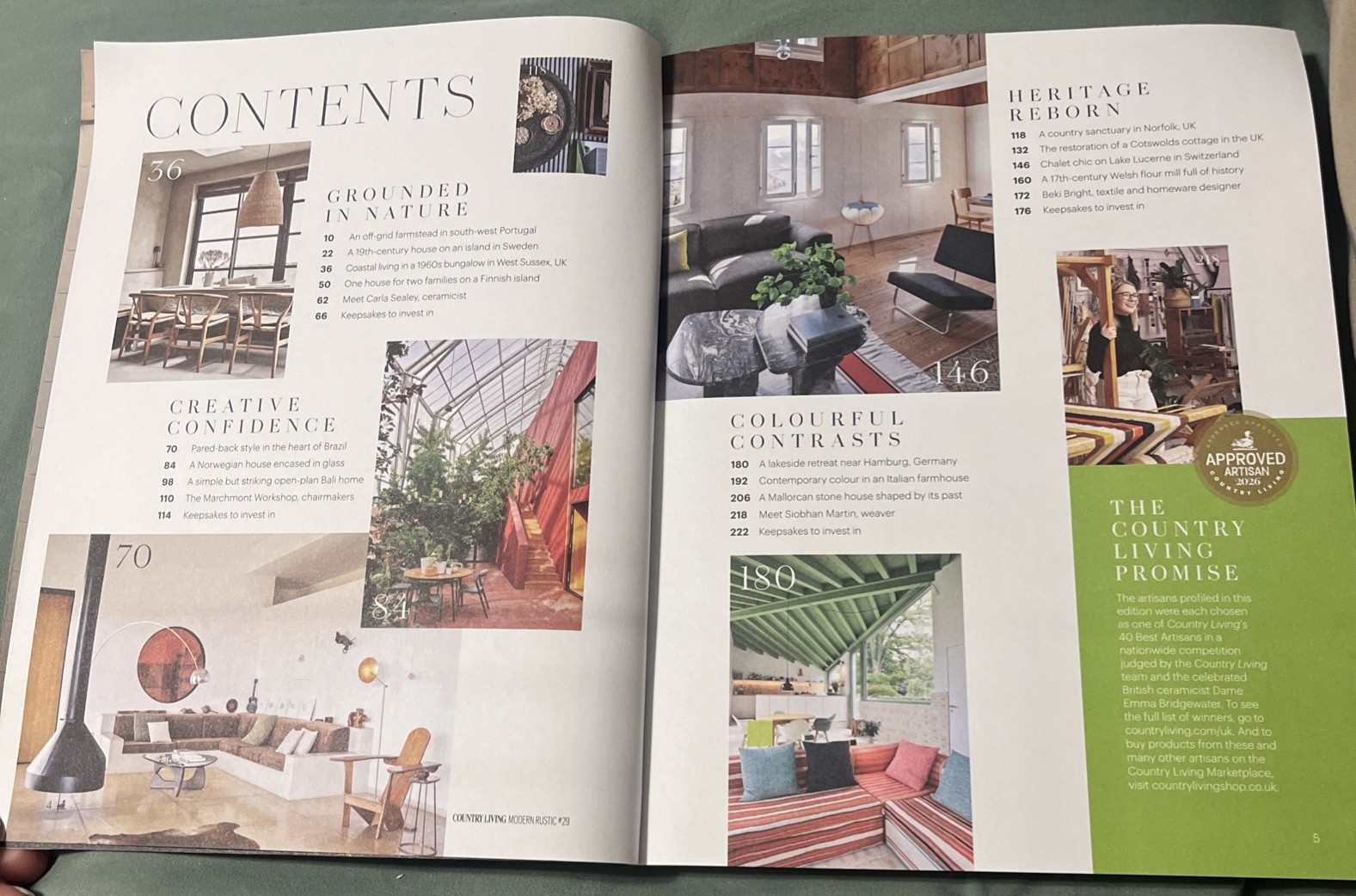 COUNTRY LIVING – MODERN RUSTIC – UK EDITION – ISSUE #29, 2026 – BRAND NEW