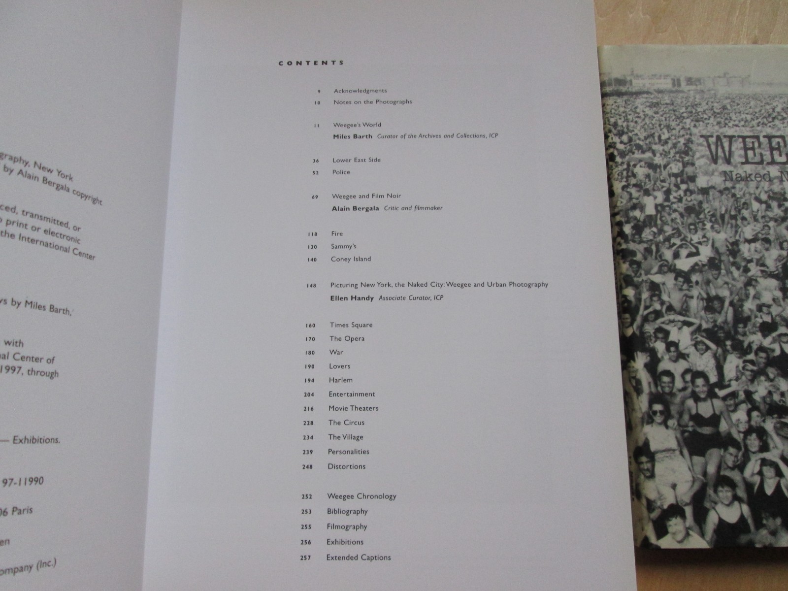 2 Weegee books Weegee’s World and Weegee: Naked New York 1997/2000
